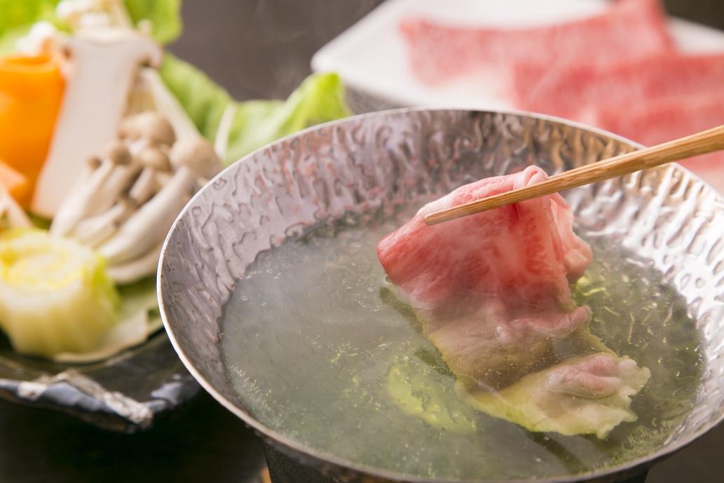 ＜夕食付＞☆夜は『嬉野茶しゃぶと旬菜旬魚スモール懐石コース』を楽しむプラン♪温泉大浴場・サウナ堪能！