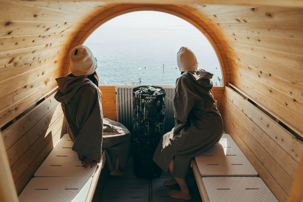 景色を楽しめるサウナ