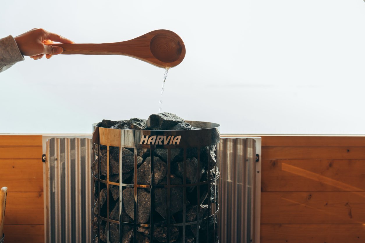 ロウリュの様子