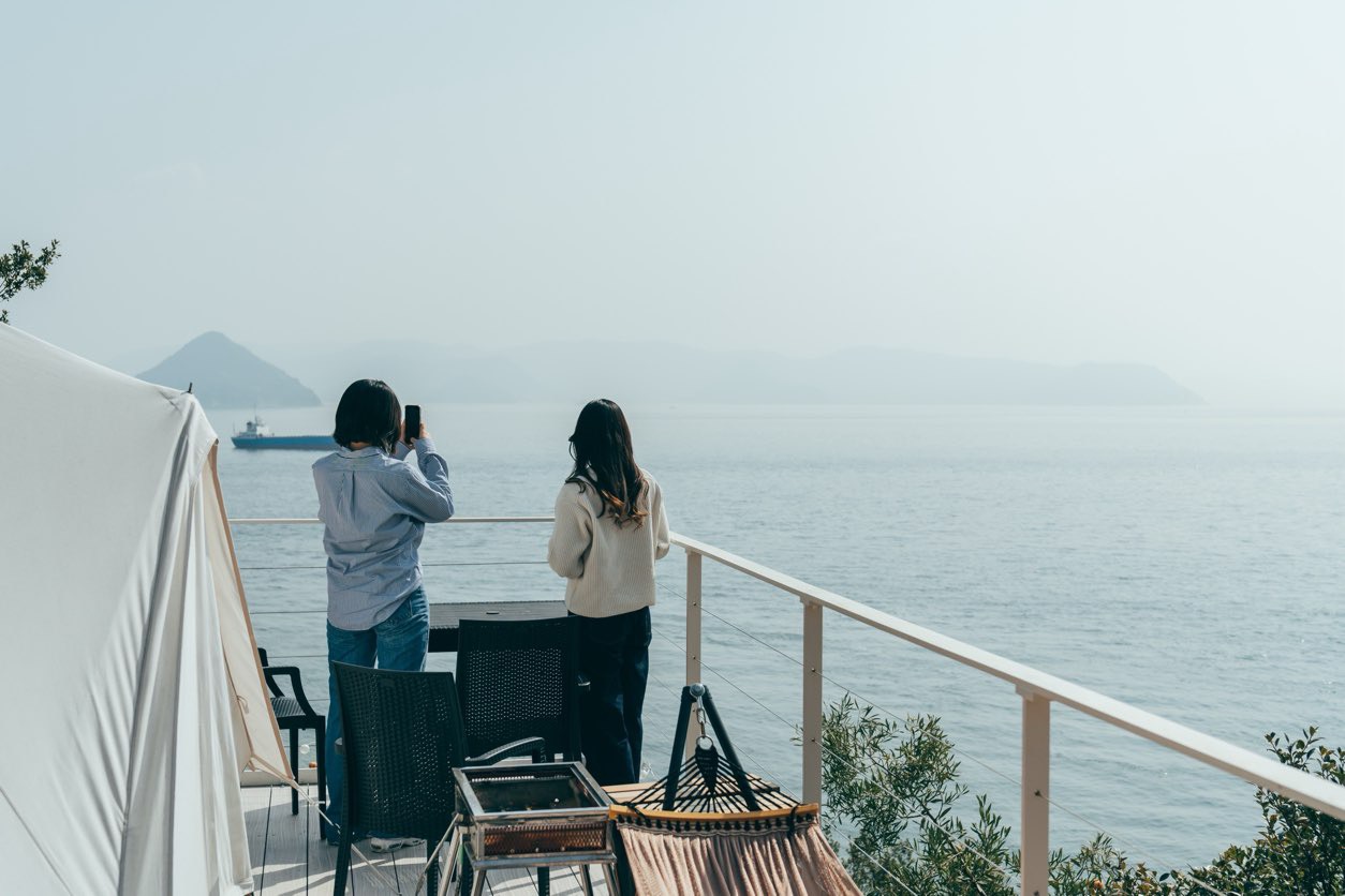 海を望む絶景風景
