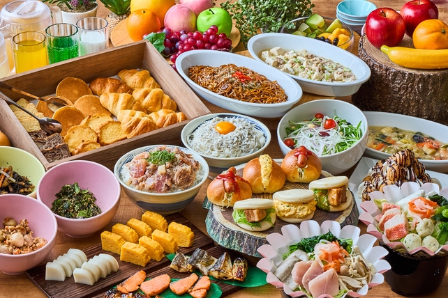 【1泊朝食のみ】お夜食＆飲み放題つき★サウナ・貸切風呂・お子様楽しい屋上テラス全部無料