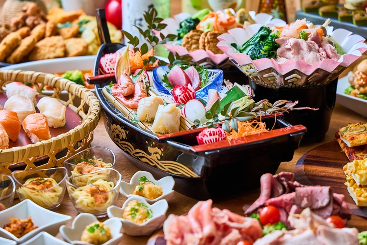 【スタンダード】1泊3食ビュッフェ＆飲み放題★サウナ・貸切風呂・お子様楽しい屋上テラス全部無料