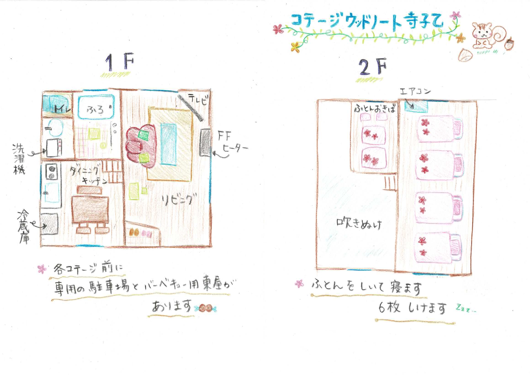 寺子乙間取り図