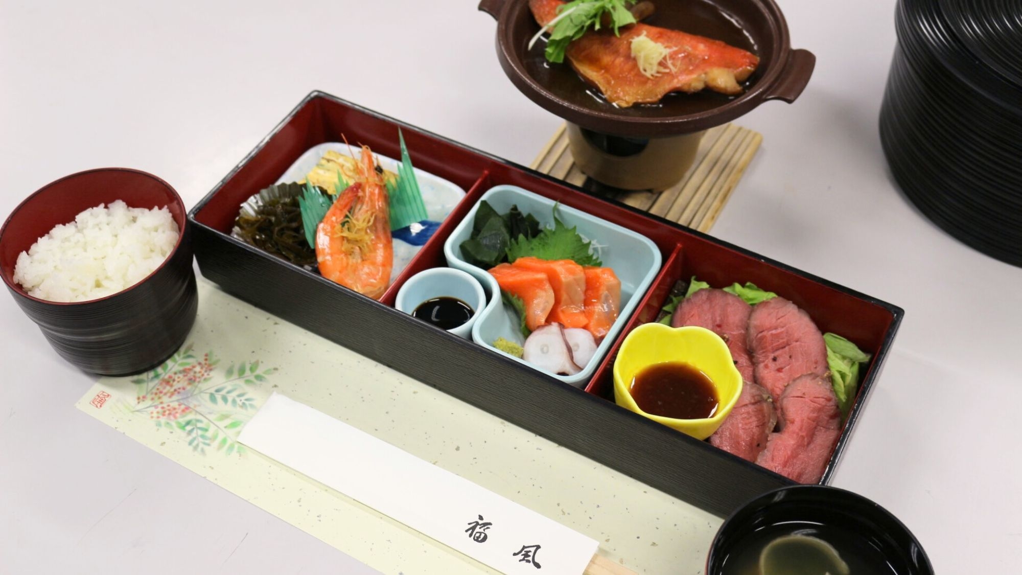 【SALE】10％OFF＜金目鯛の煮付け御膳・ペット歓迎＞箱根「福風」のお食事をお部屋で／2食付