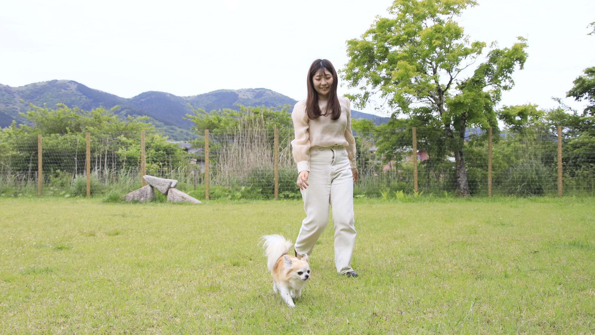 【ドッグラン】箱根の大自然を感じながらお楽しみいただけます。