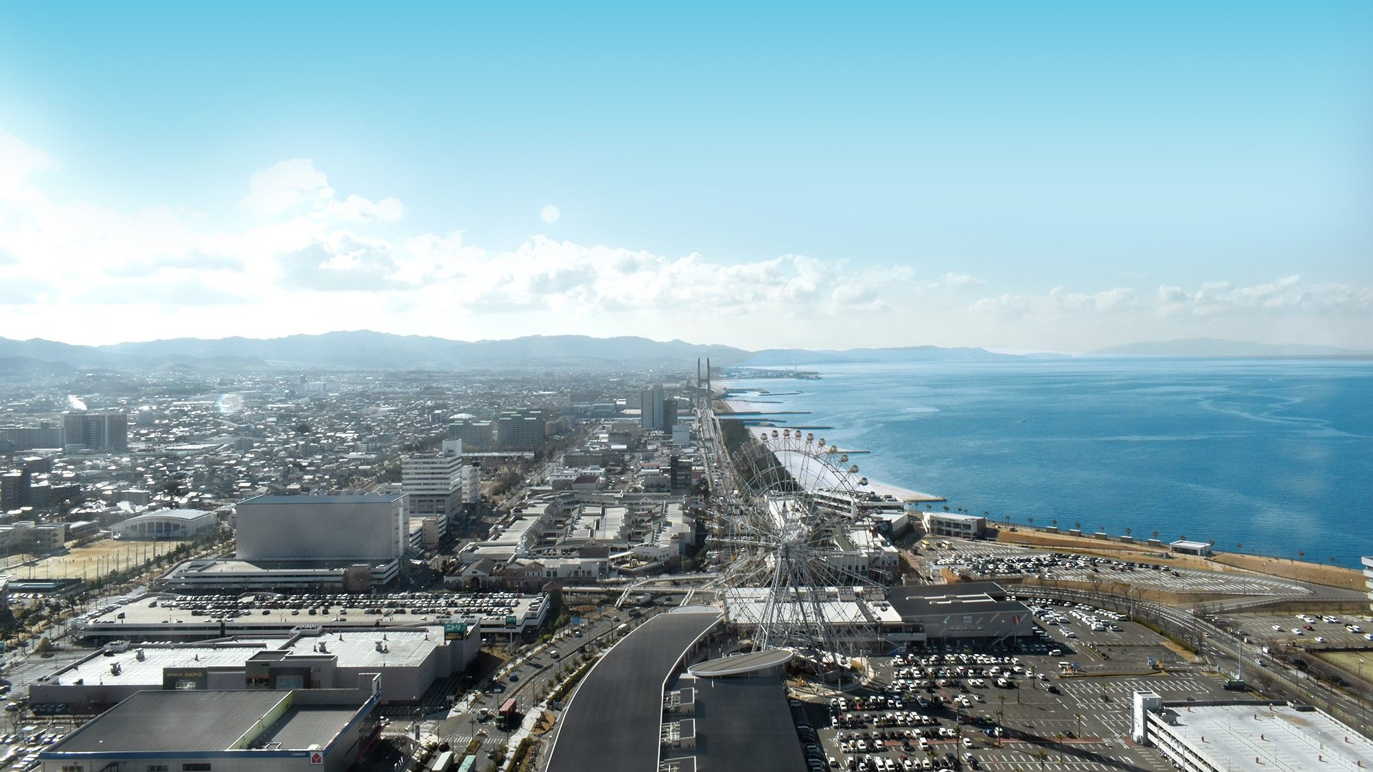 客室からの眺望ー南向き（昼）