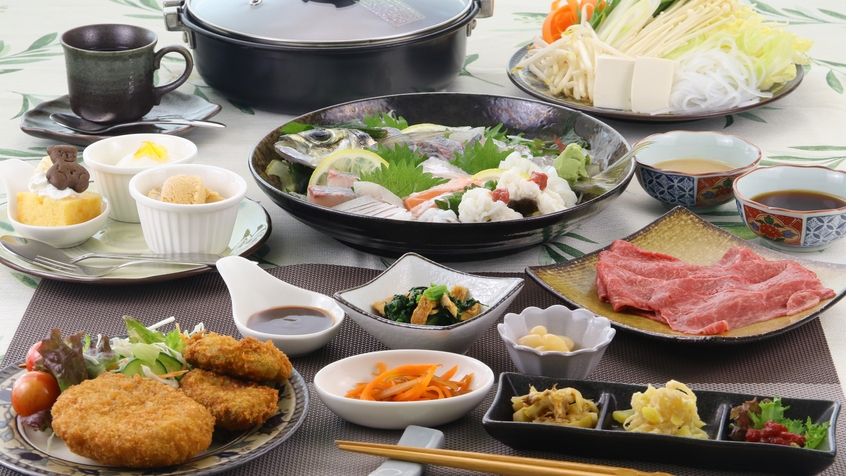 【2食付き】◎淡路牛しゃぶしゃぶコース♪∪・ω・∪