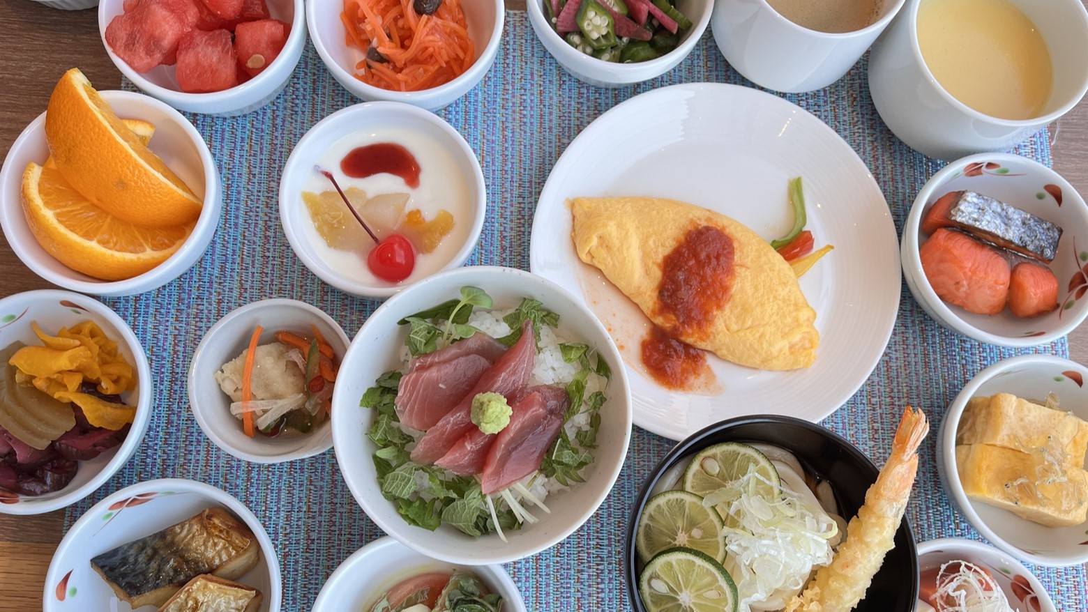 朝食バイキング