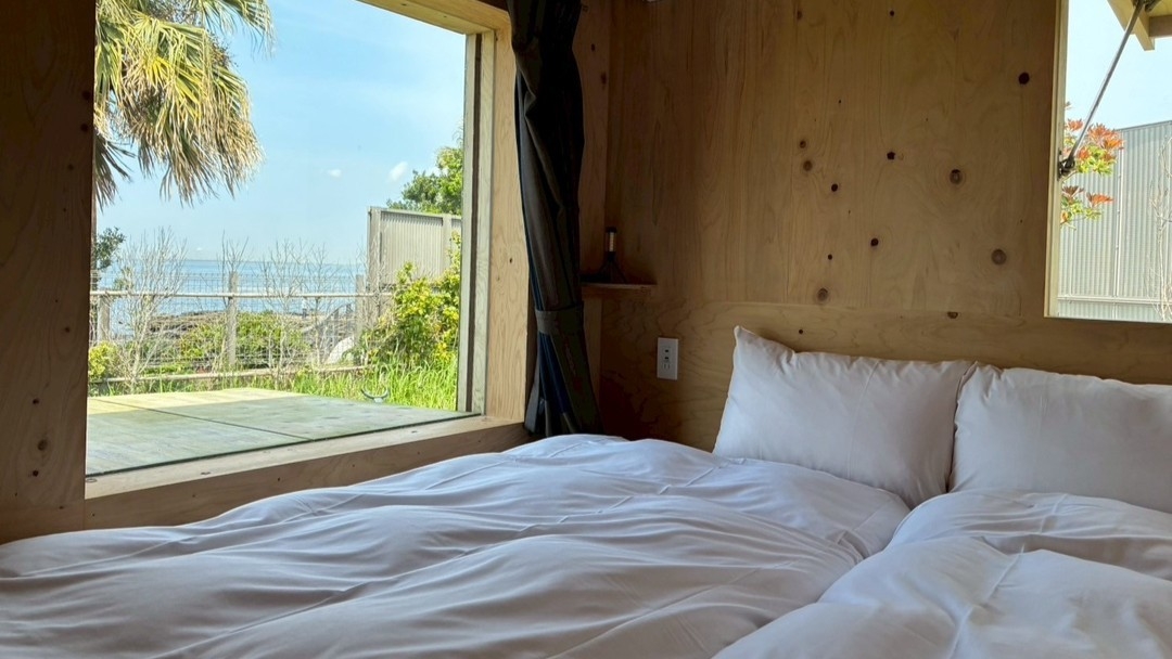 【グランピング】オーシャンビュー確約！！夕食はBBQ♪朝食は約80種のバイキング♪(夕朝食付)