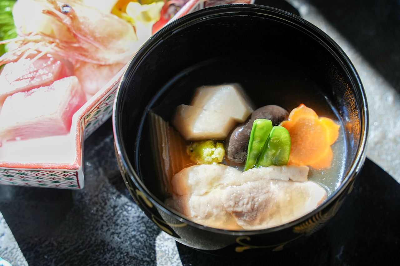 朝食の治部煮