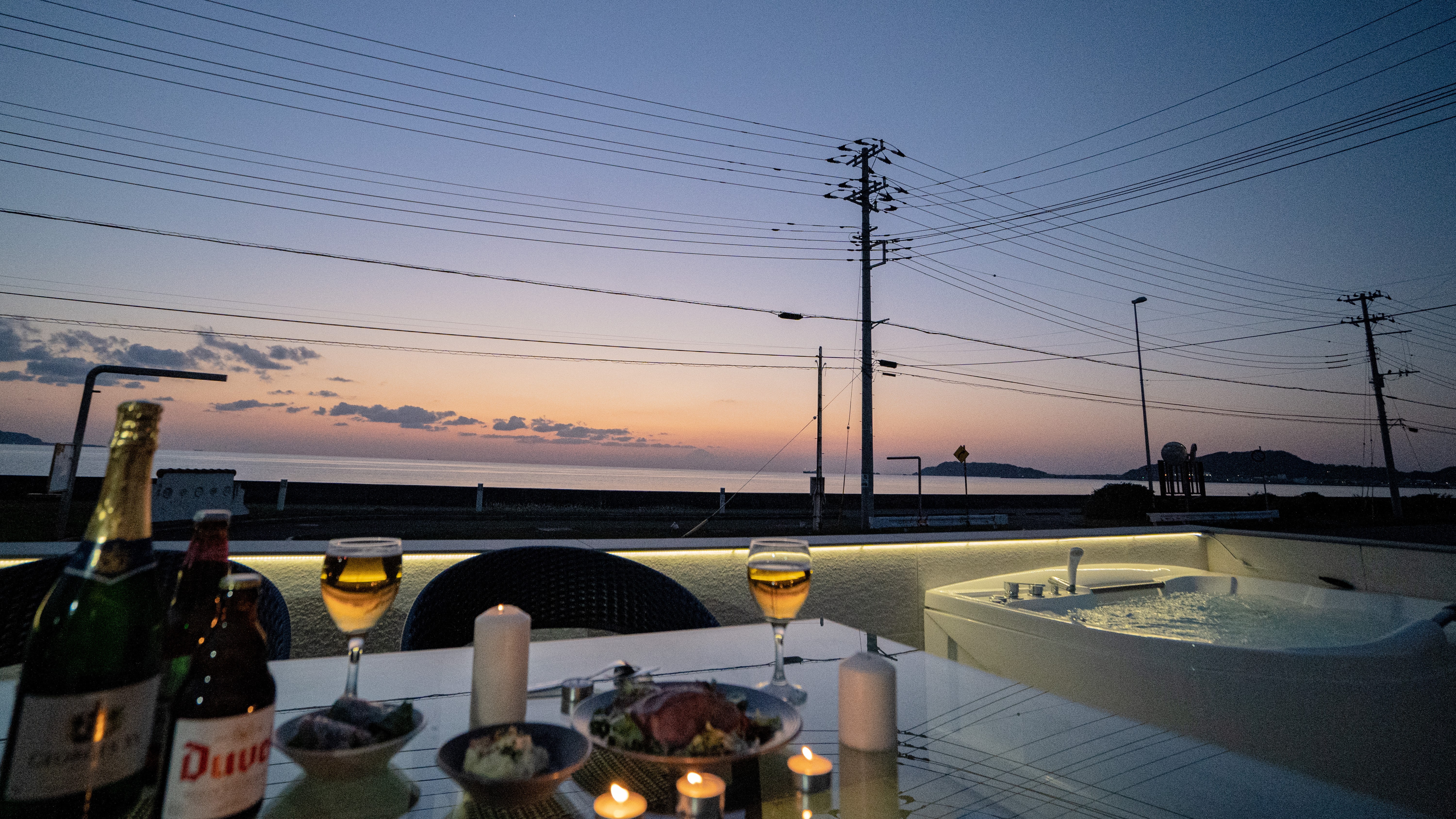 持込みOK。オーシャンビューとジャグジーでリフレッシュ（イメージ）