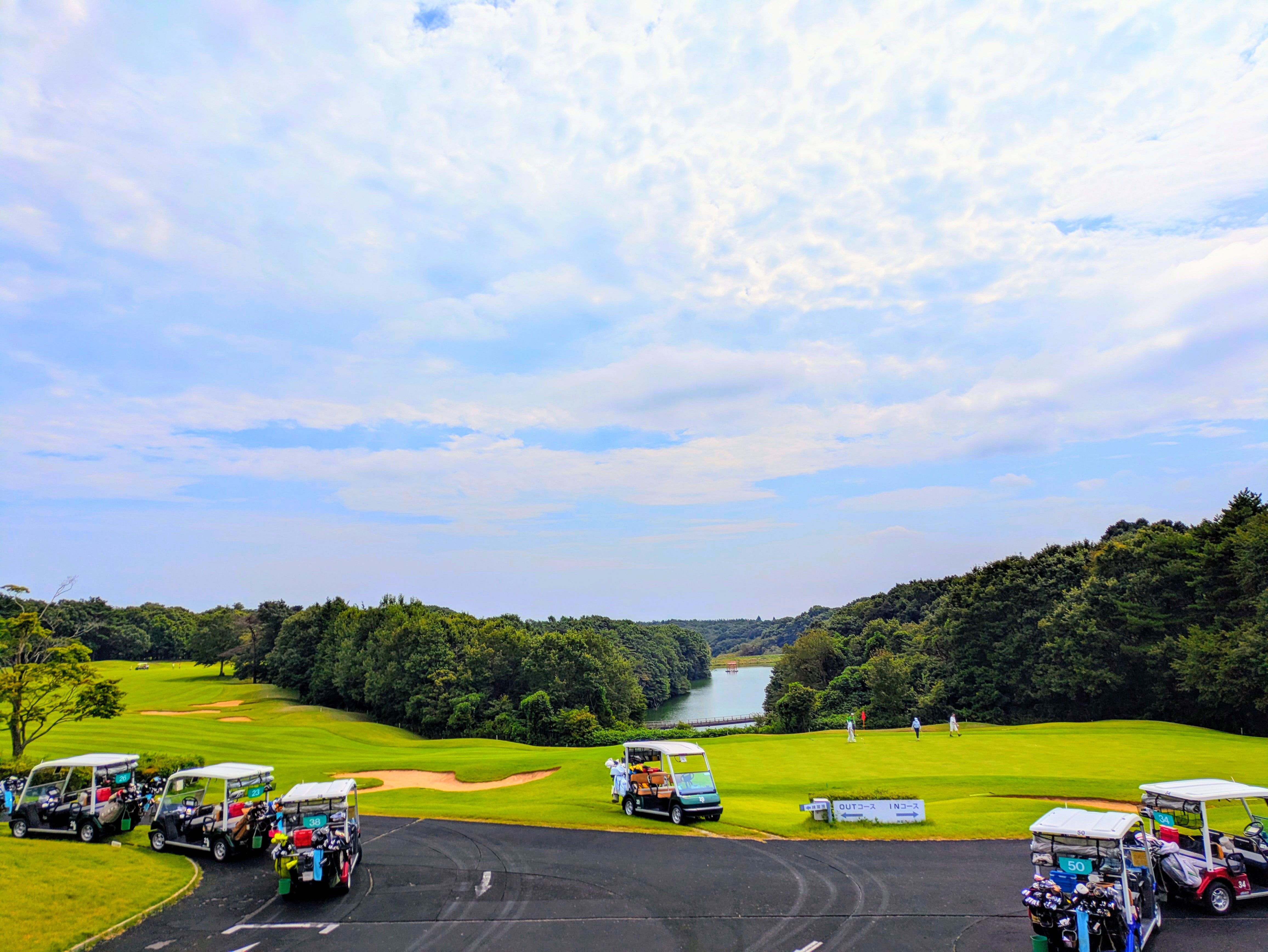 夏のゴルフ場