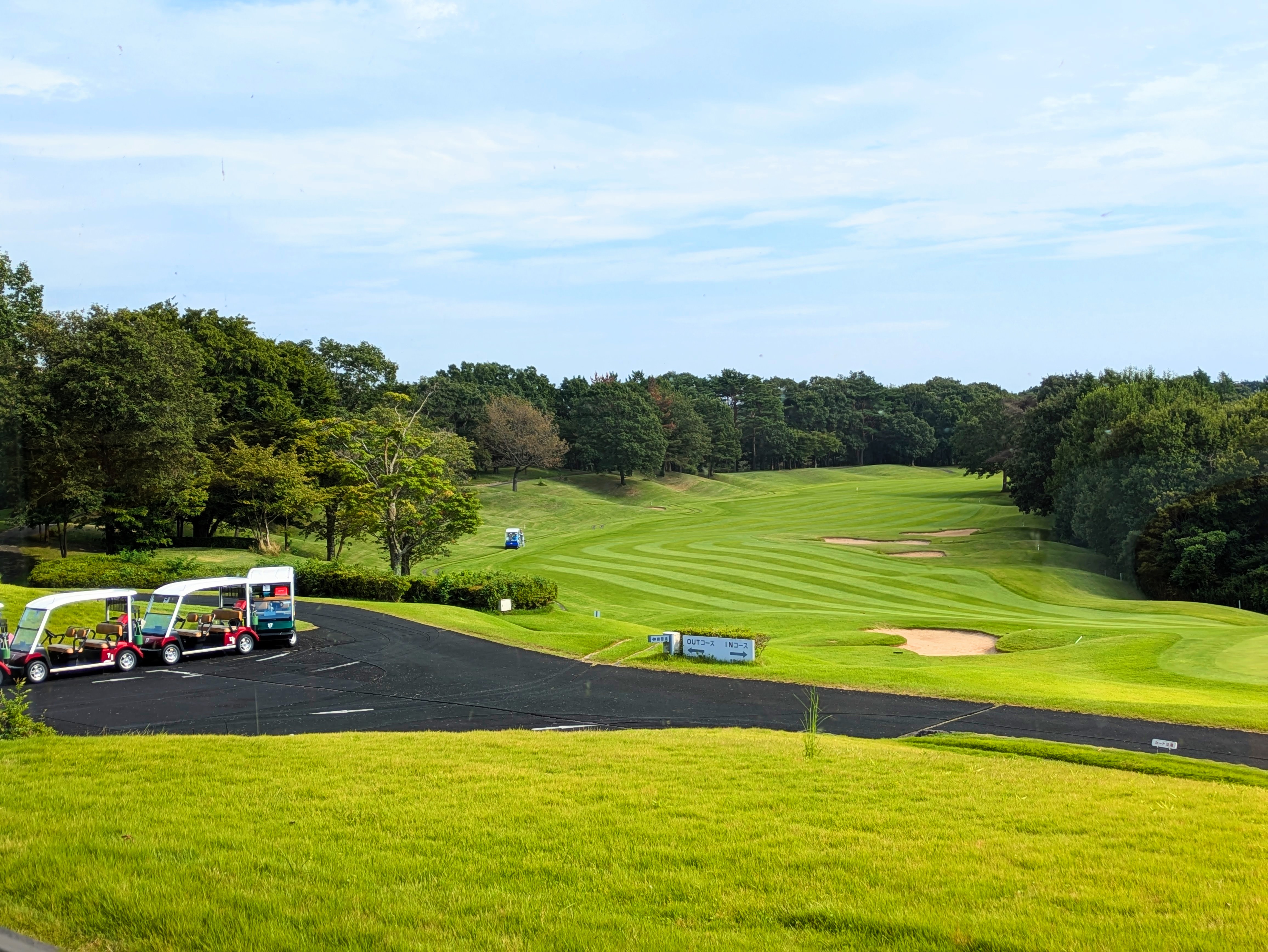 夏のゴルフ場