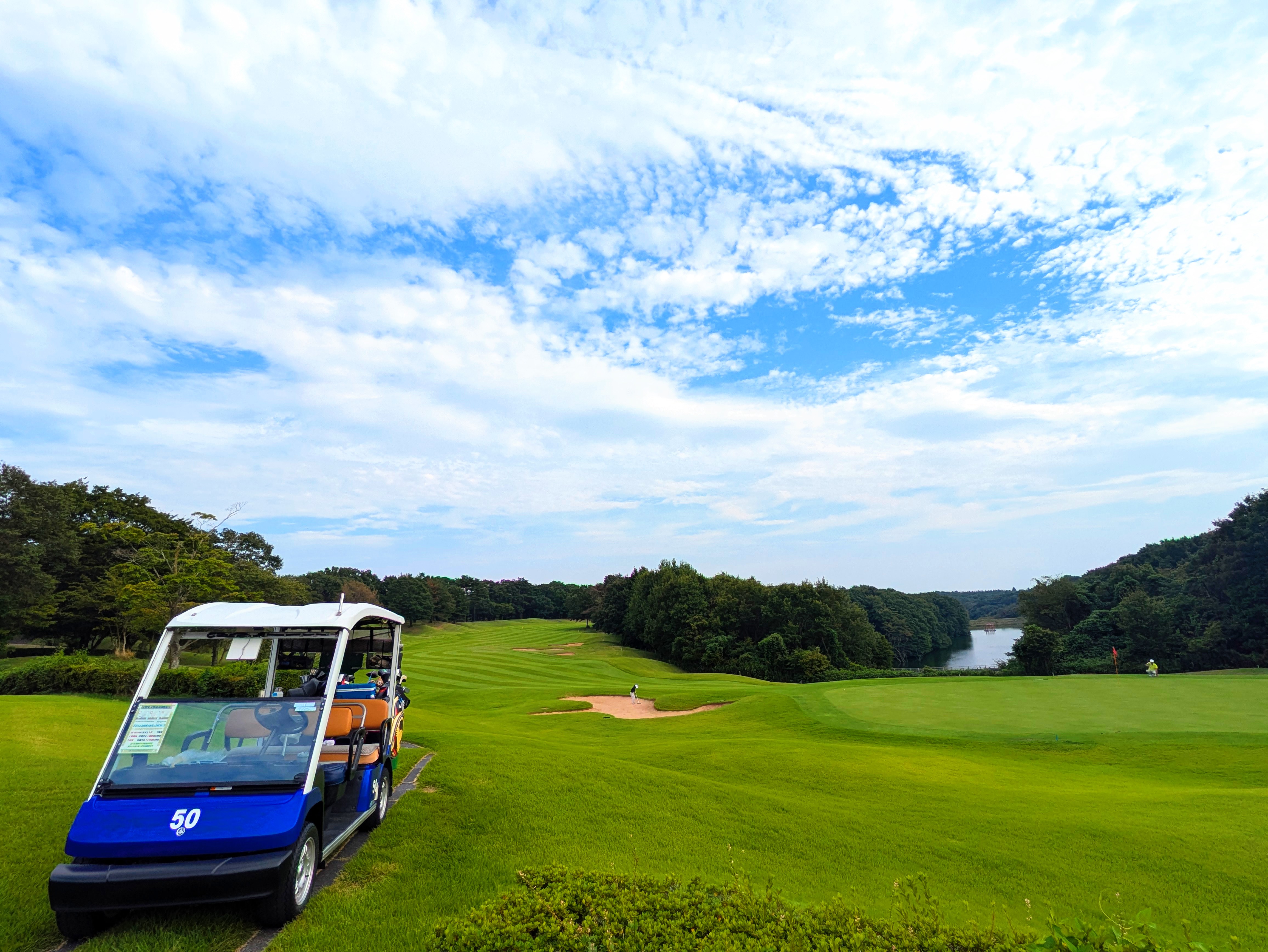 夏のゴルフ場