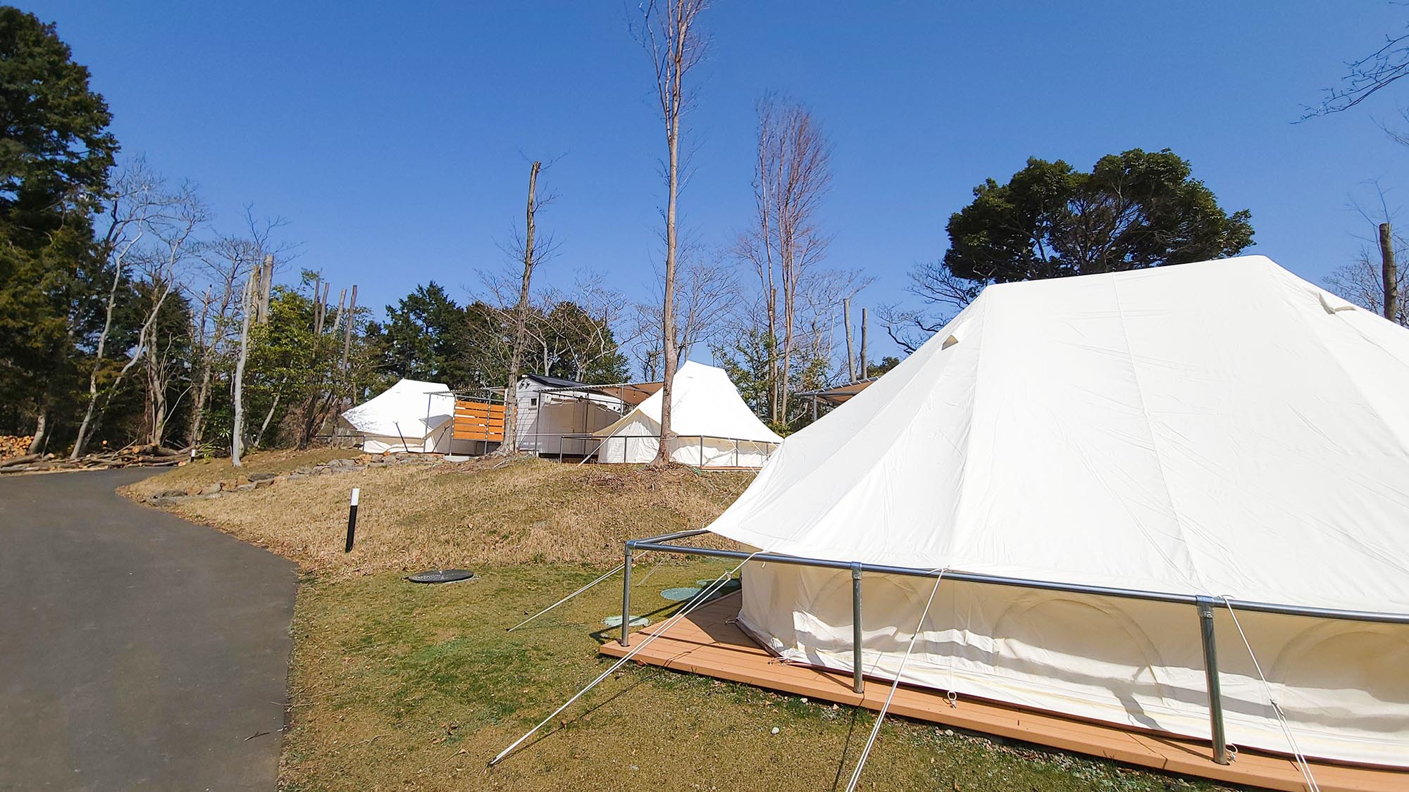 ・【テント一例】自然の中でもプライベート空間を楽しめるクラシックテント
