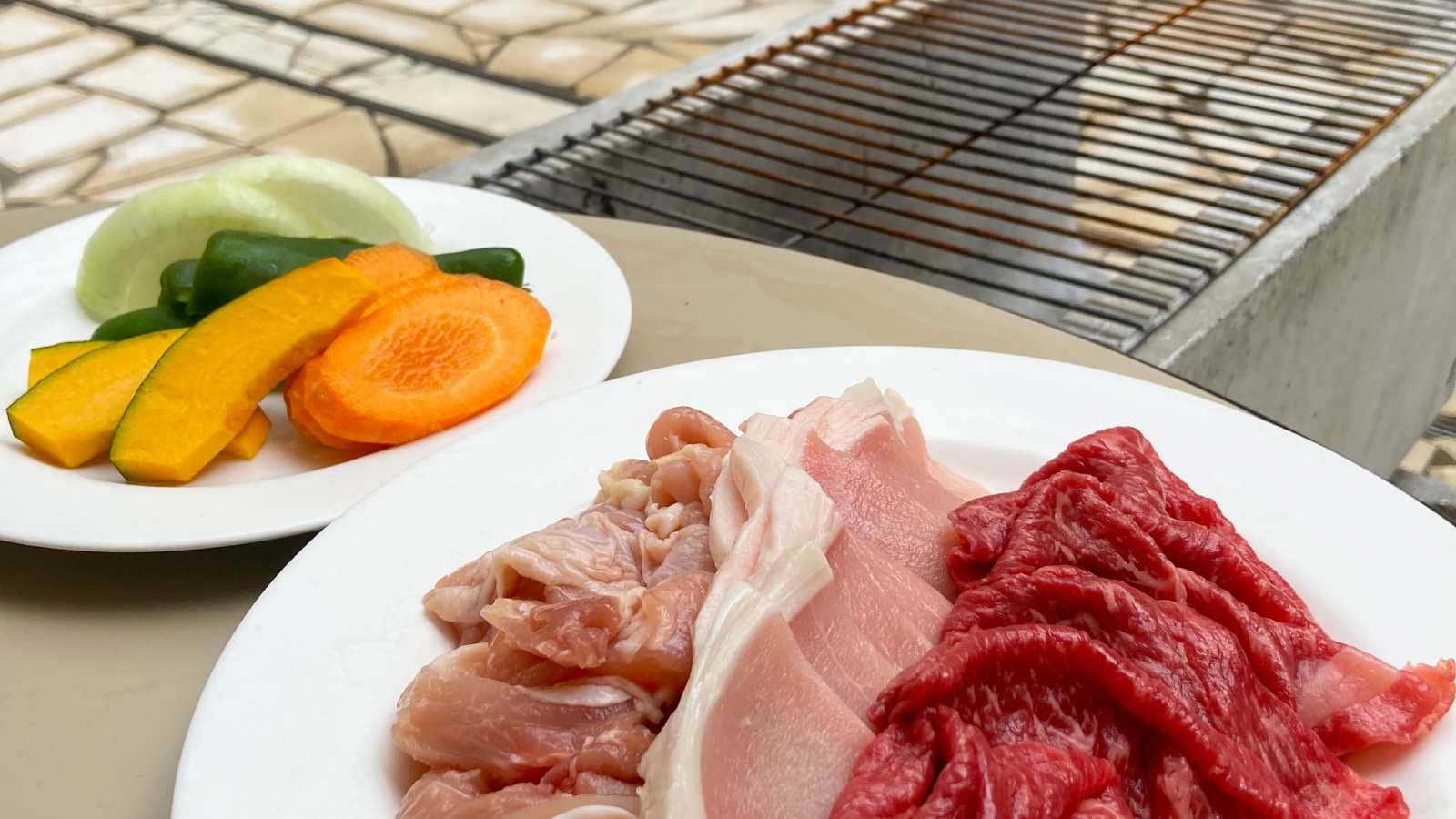 手ぶらで中庭BBQ★