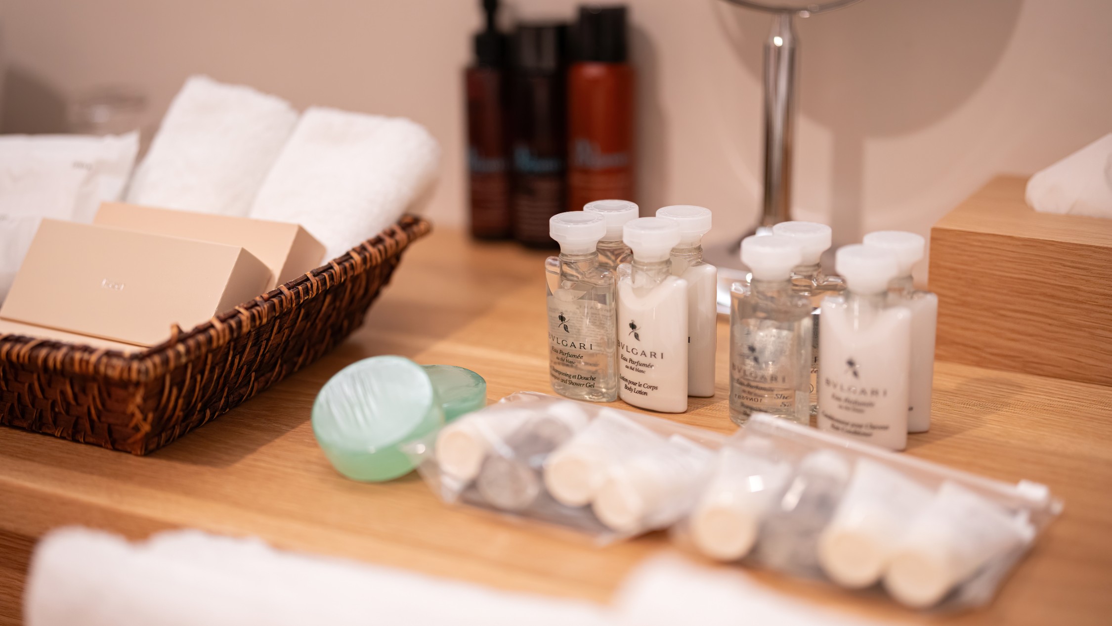 客室アメニティ例