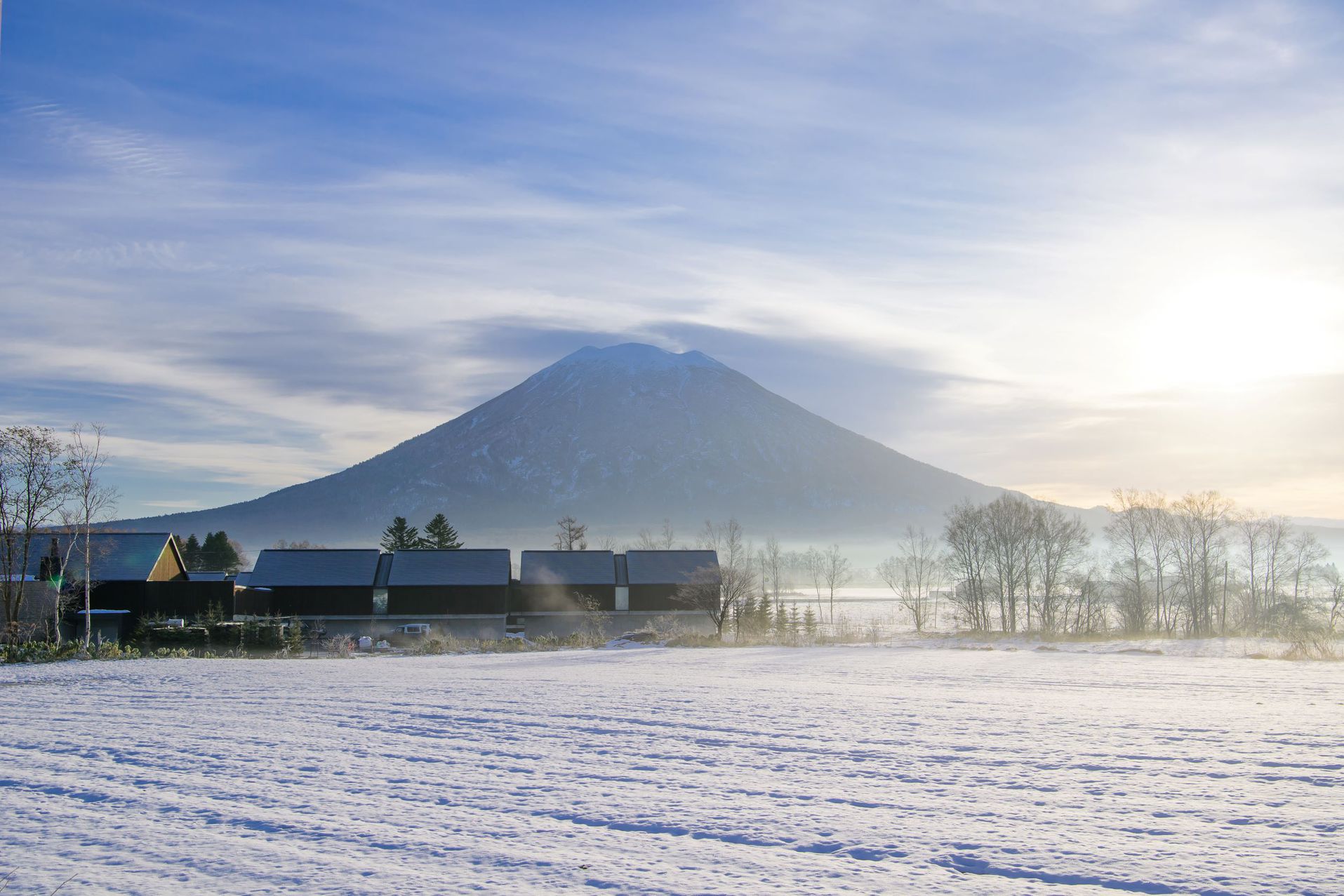 【26-27年冬】冬のニセコで雪原風景と温泉　朝食付　夕食無し