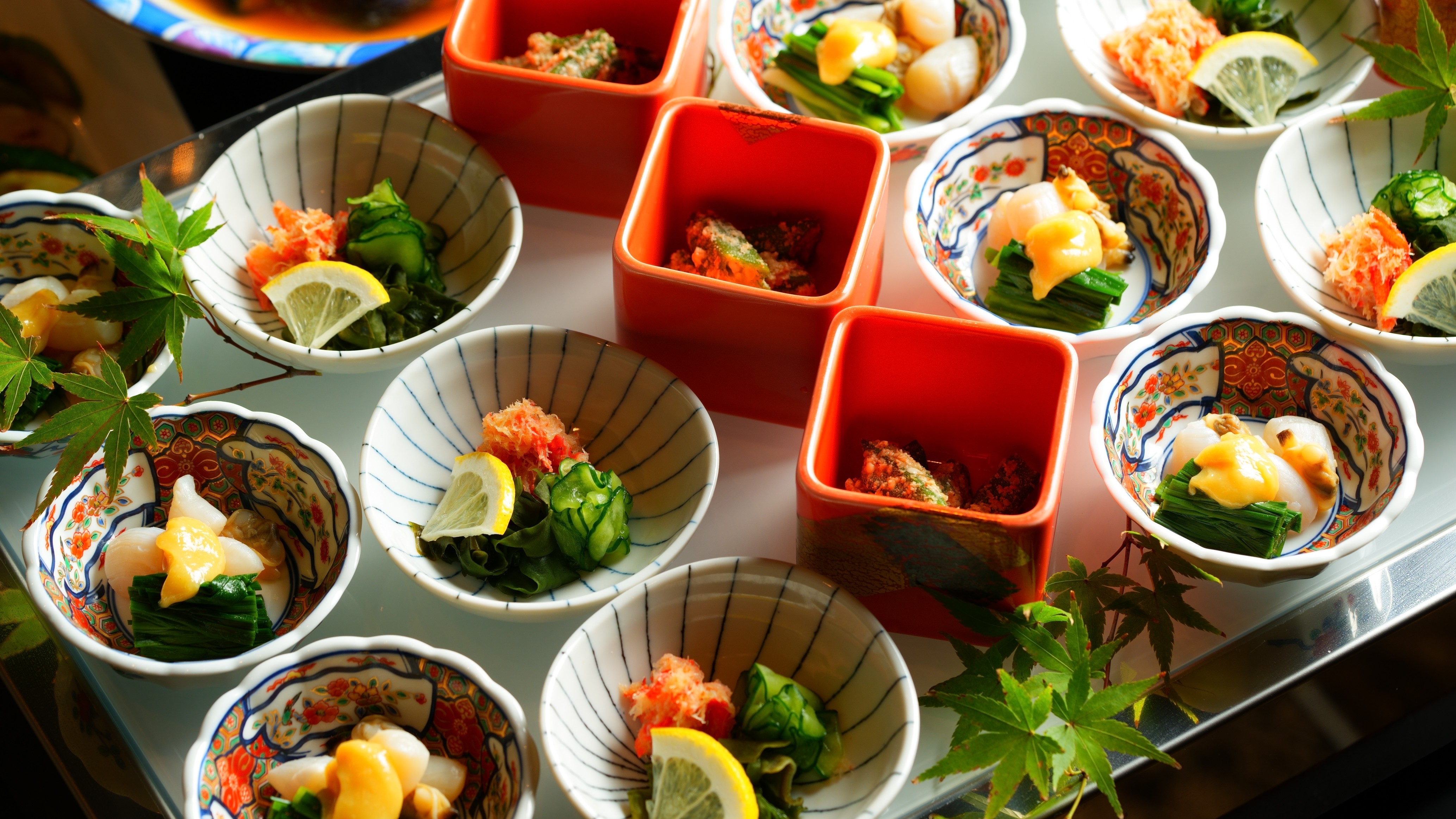 ビュッフェ　夕食一例