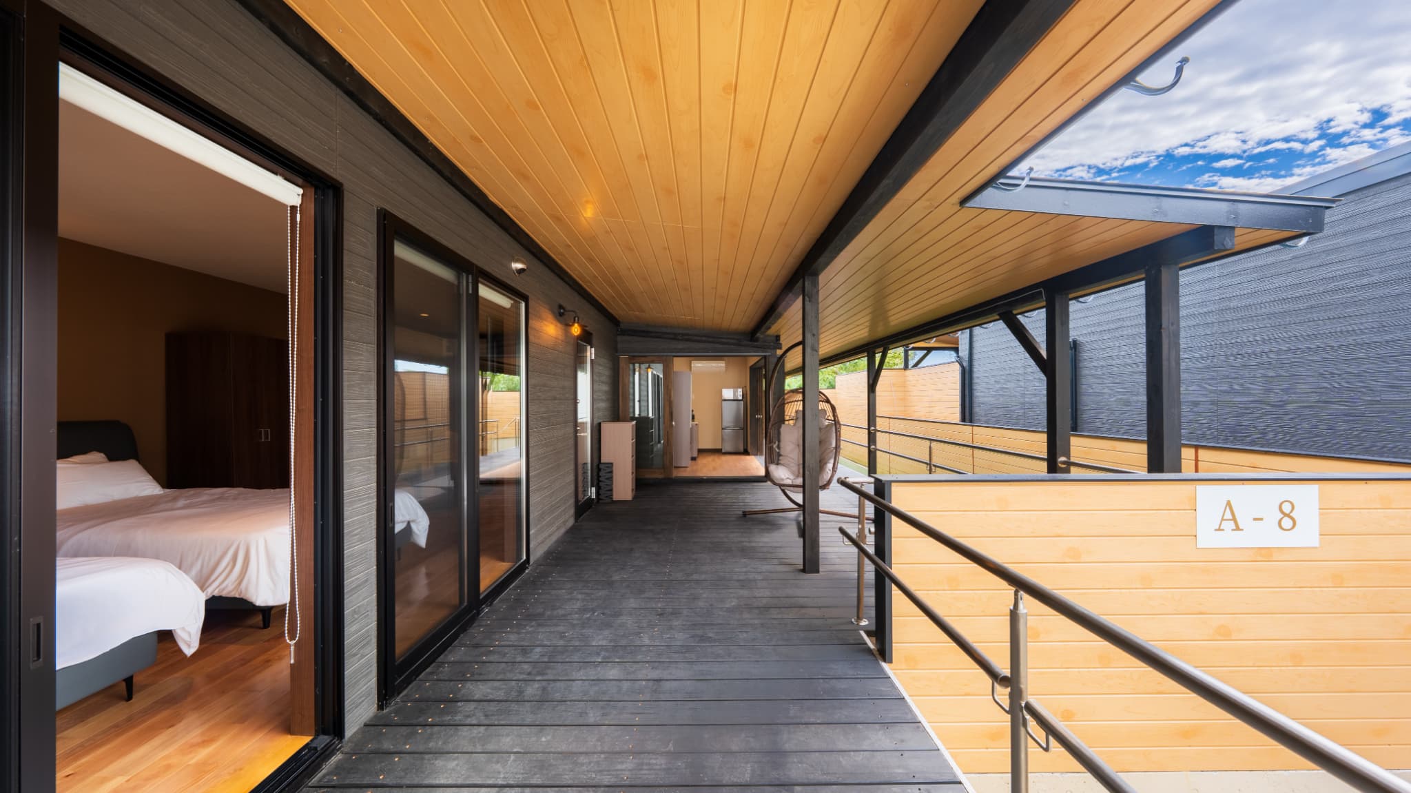 【スタンダードヴィラ／洋室／3ベッド】眺望なし