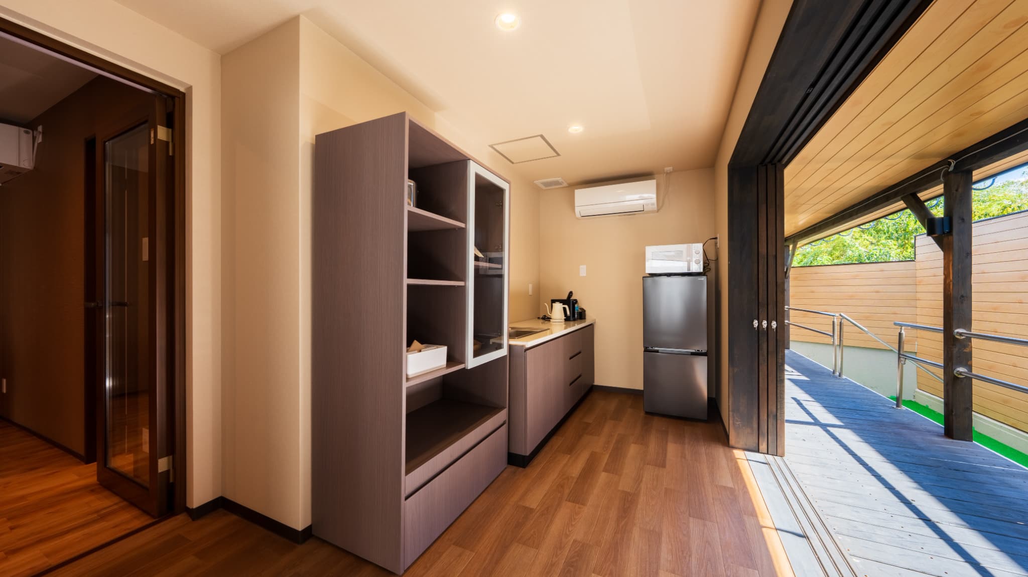 【スタンダードヴィラ／洋室／3ベッド】眺望なし