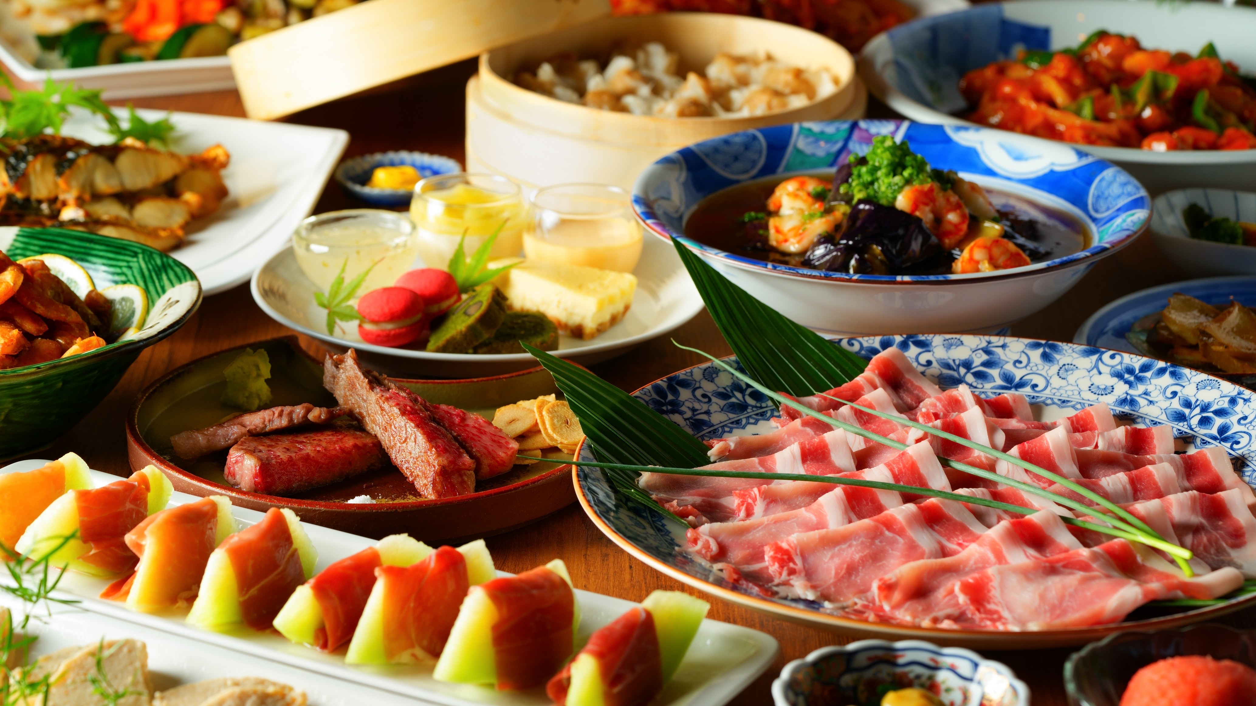 ビュッフェ　朝食一例