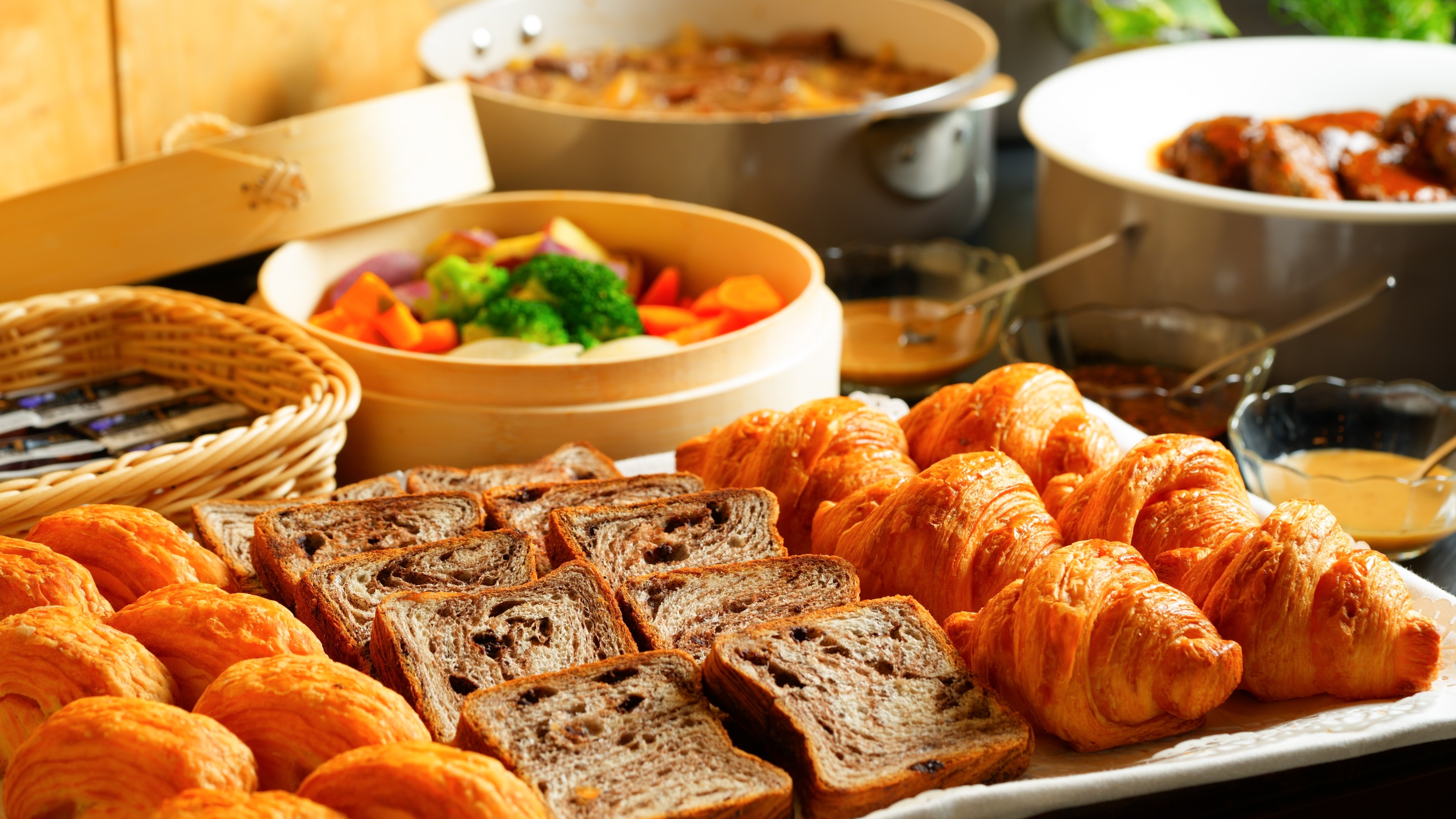 ビュッフェ　朝食一例