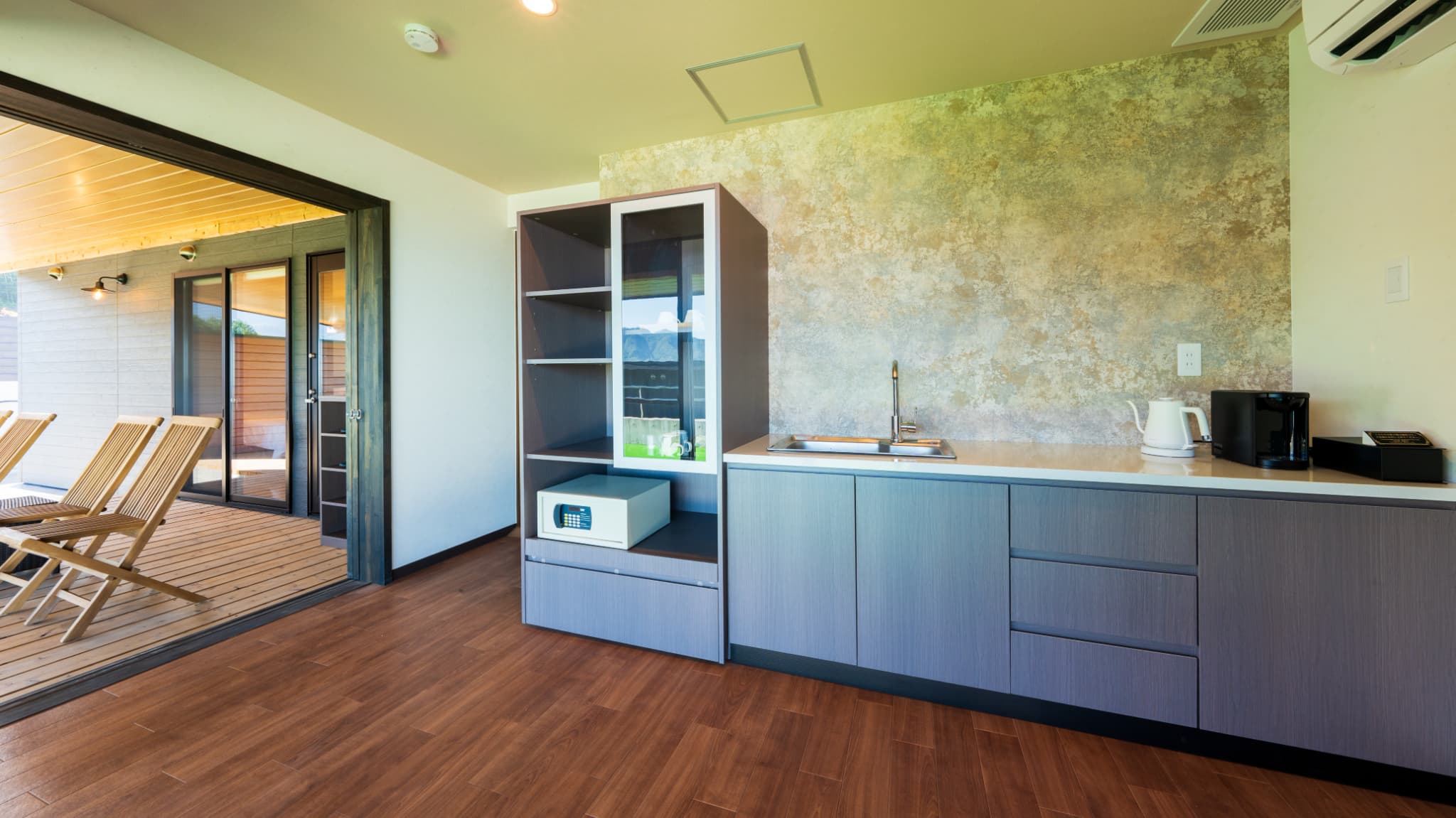 【スタンダードヴィラ／洋室／2ベッド】温泉・低温バレルサウナ付