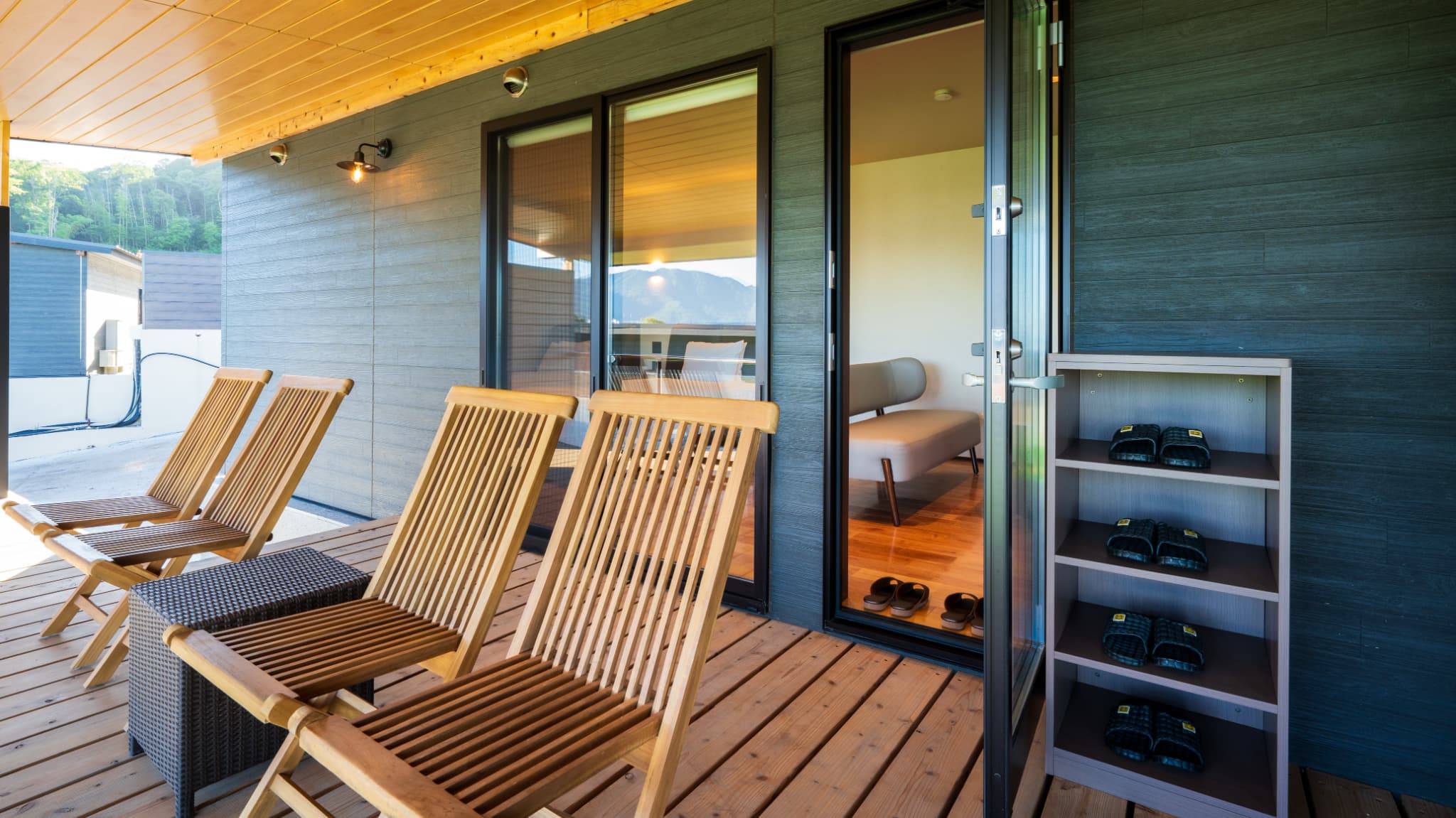 【スタンダードヴィラ／洋室／2ベッド】温泉・低温バレルサウナ付