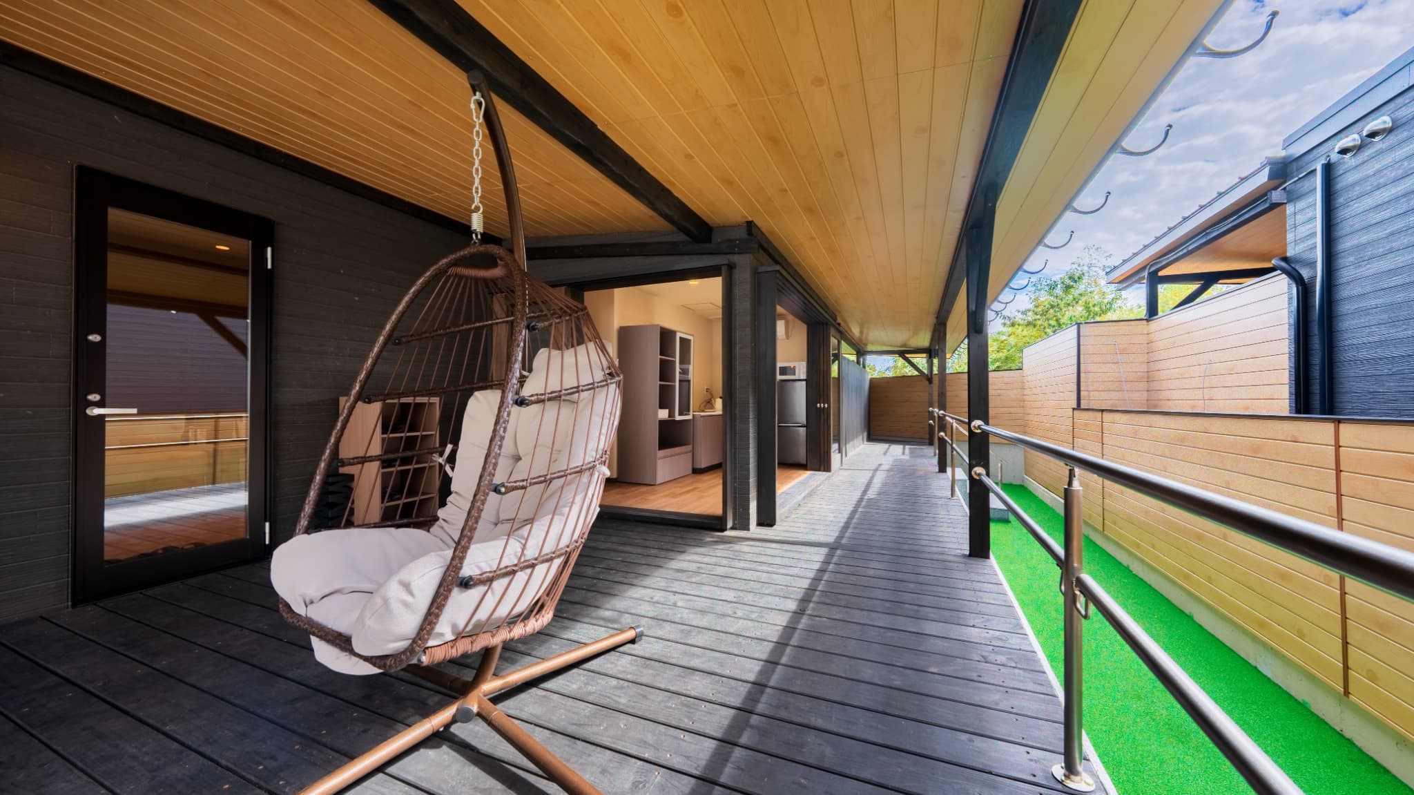 【スタンダードヴィラ／洋室／3ベッド】眺望なし