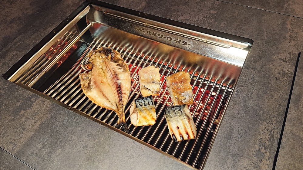 熱海名物「ひもの」を朝から豪快にBBQでどうぞ！