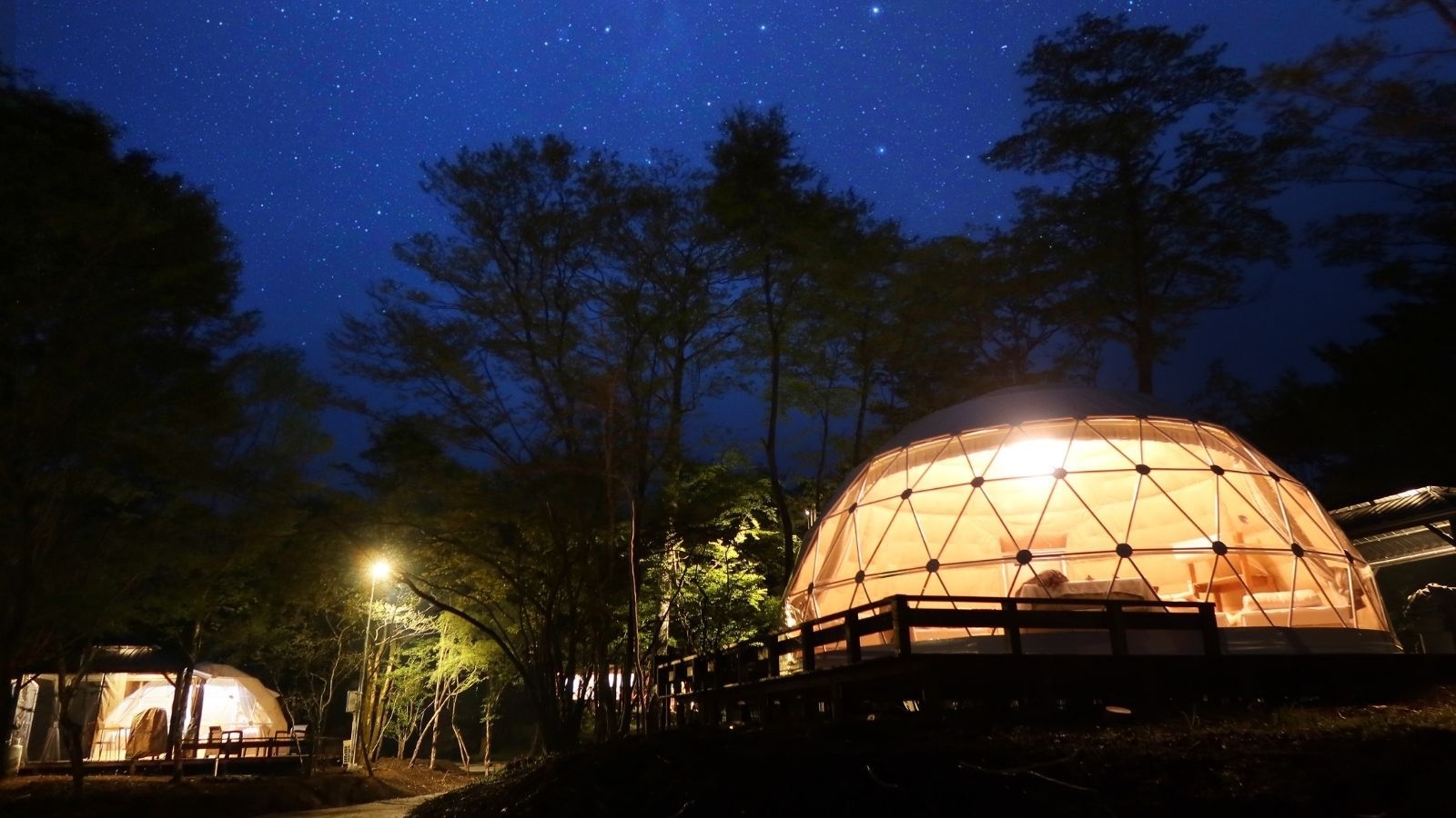 【スタンダード◆2食付】静寂の森で贅沢に楽しむ♪天然温泉×グランピング×手ぶらBBQプラン