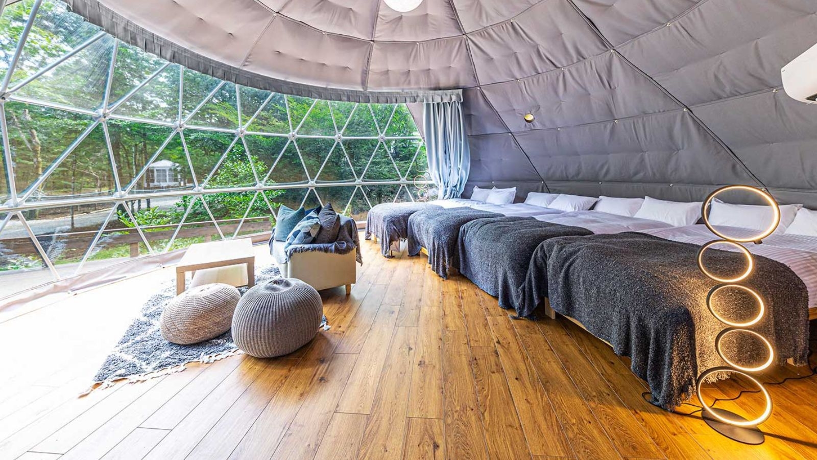 【スタンダード◆2食付】静寂の森で贅沢に楽しむ♪天然温泉×グランピング×手ぶらBBQプラン