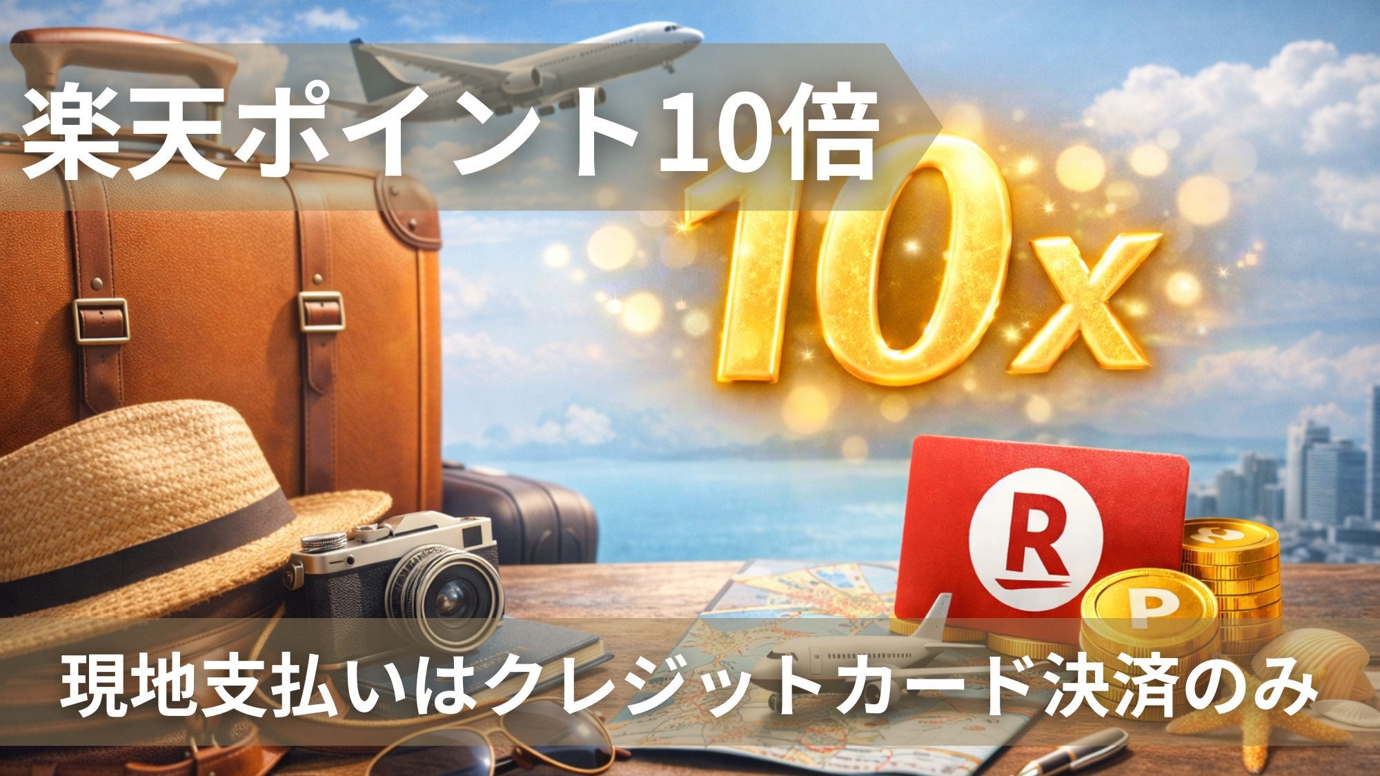 【楽天ポイント10倍】ポイント重視派におすすめ｜素泊まり