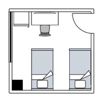 間取図（ツインルーム）