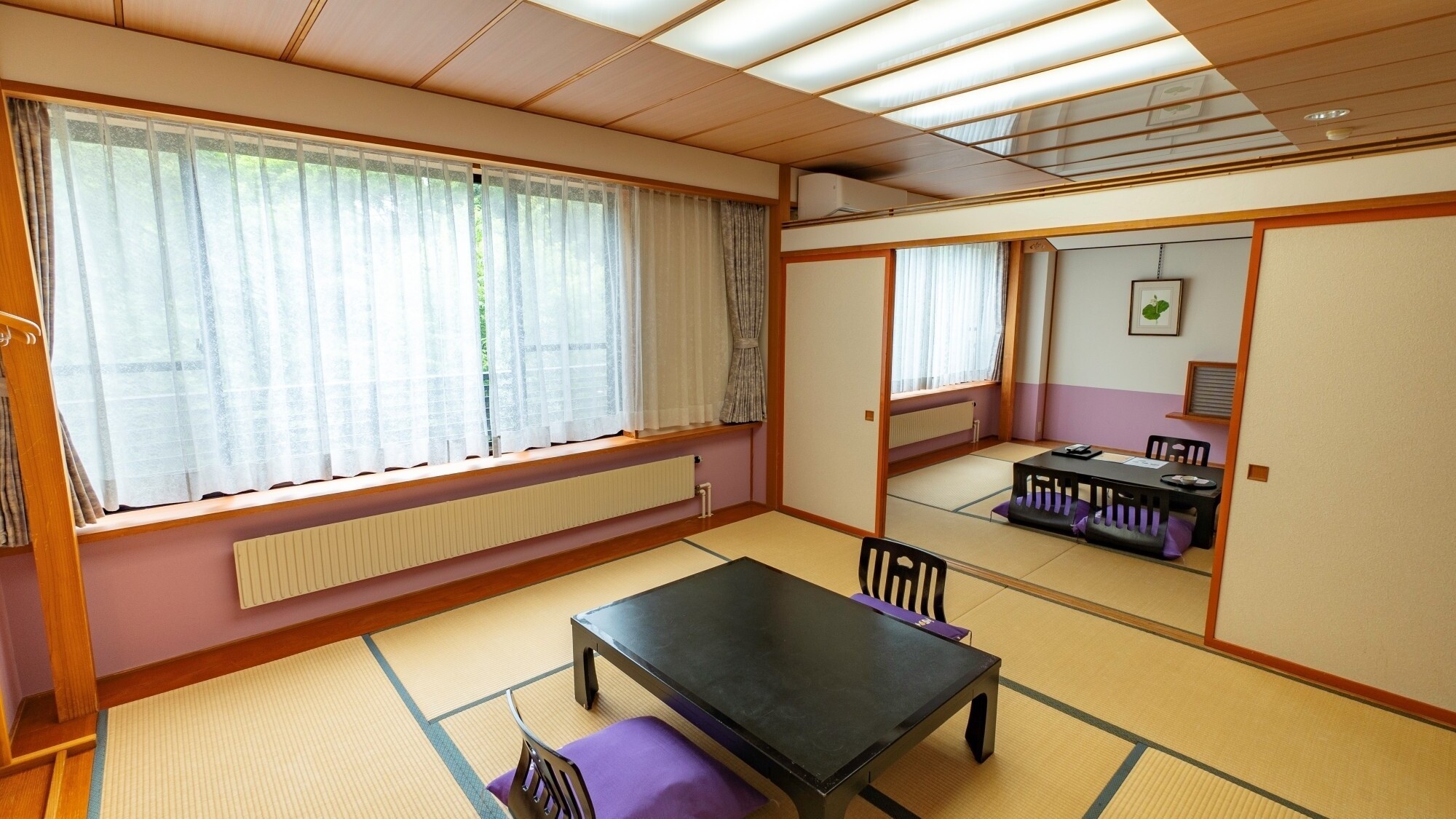 【和室8畳＋8畳】二間続きのゆったり空間（バス無・トイレ付）