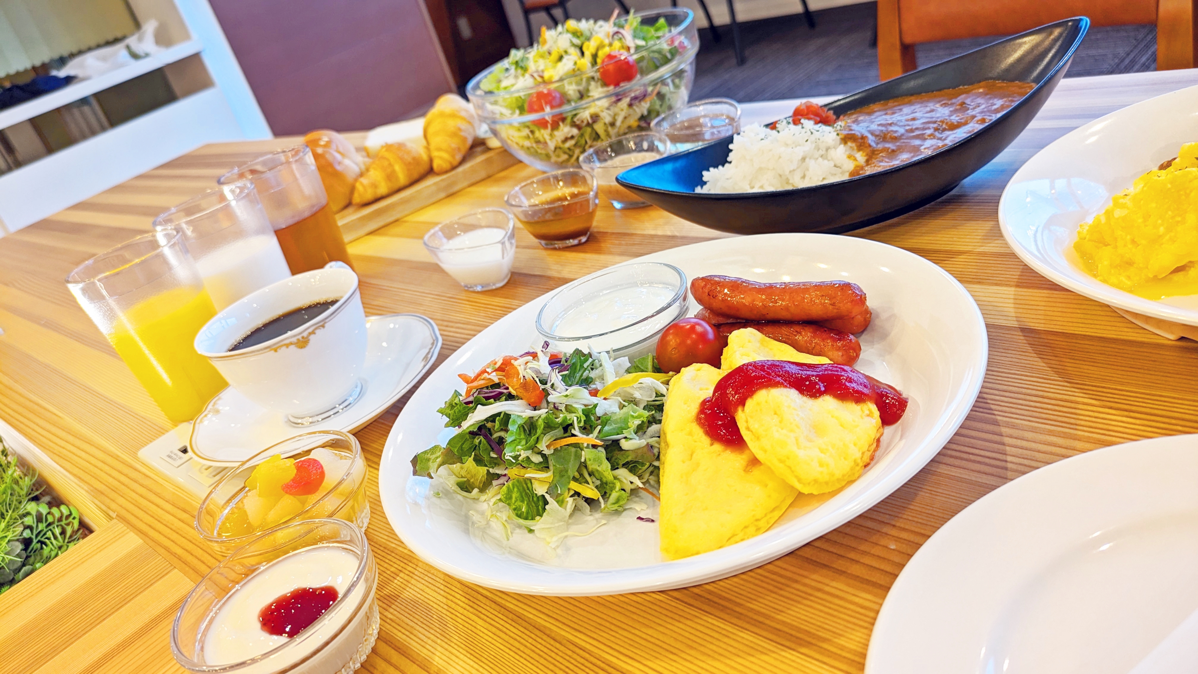 朝食バイキング