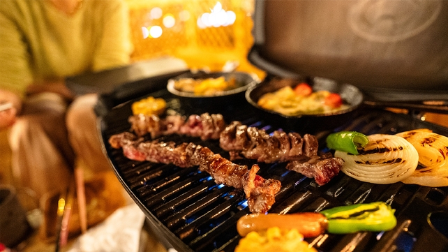 地元割プラン　滋賀県出身・在住・通勤・通学の方対象【外国産肉BBQ・朝食付】手ぶらでグランピング宿泊