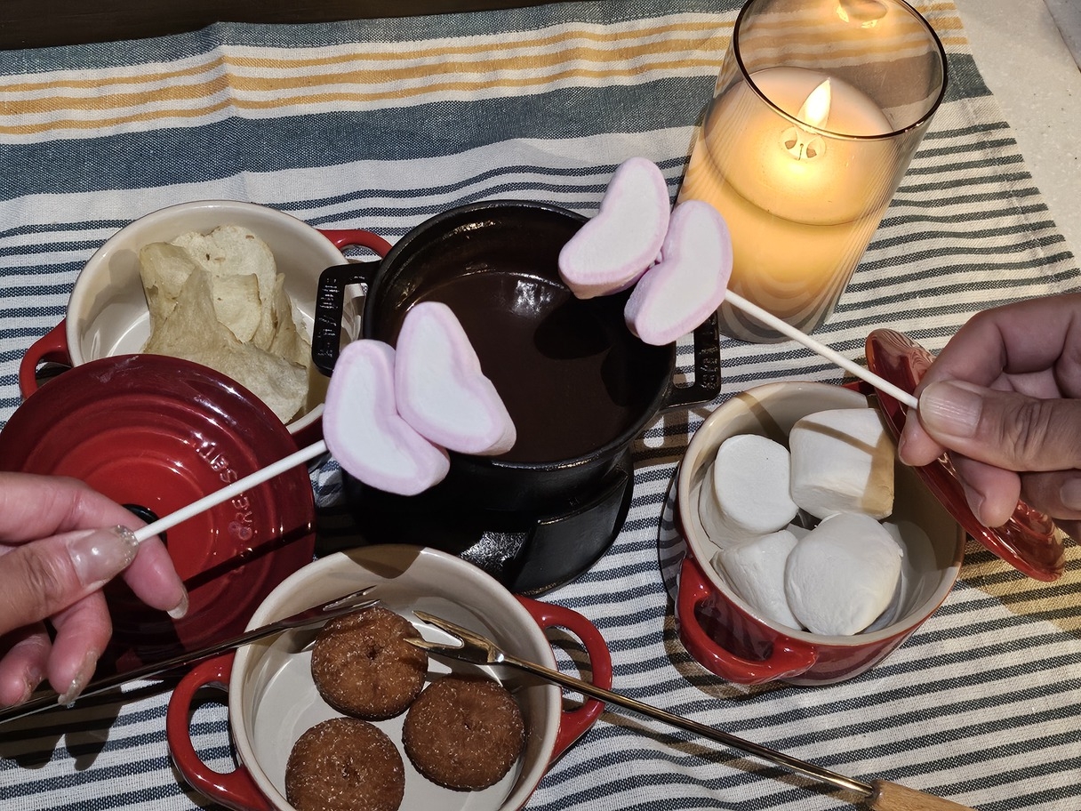 【チョコレートフォンデュ付き・ベーシック】〜1泊2食BBQ付きベーシックプラン〜