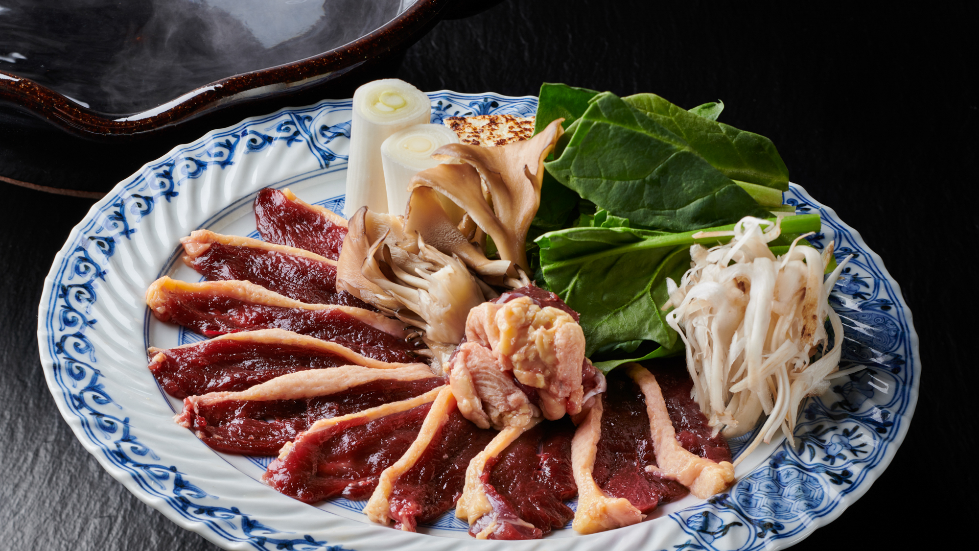 鴨じぶ鍋（一例）