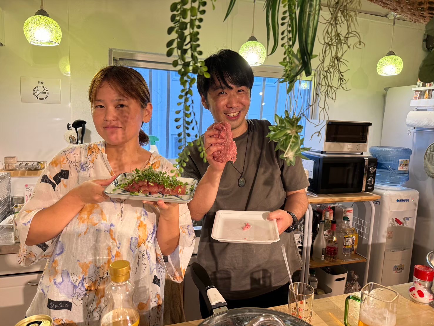 共有キッチンでお料理