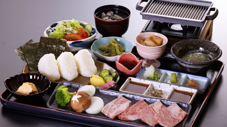 【リーズナブル】国産和牛鉄板付き☆お手軽御膳【1泊2食付】