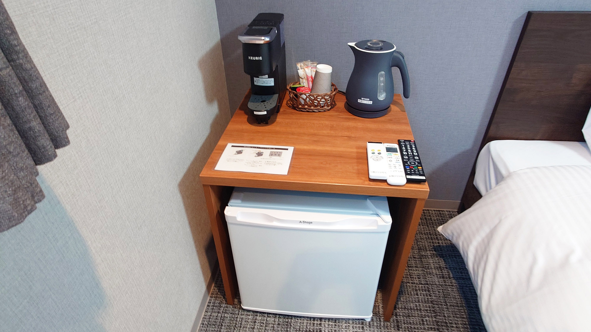 【本館ミックスツイン】冷蔵庫・ポット・コーヒーメーカー