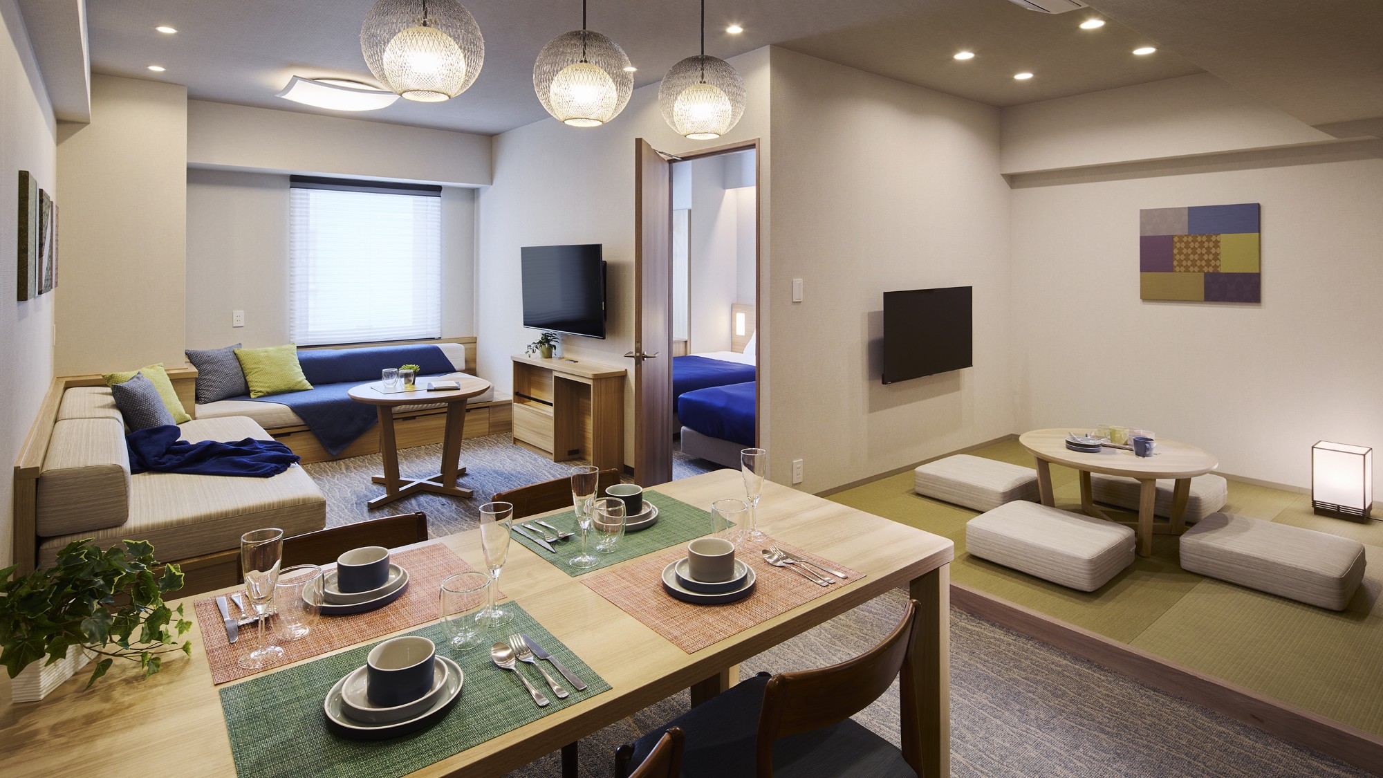 デラックススイート6ベッド