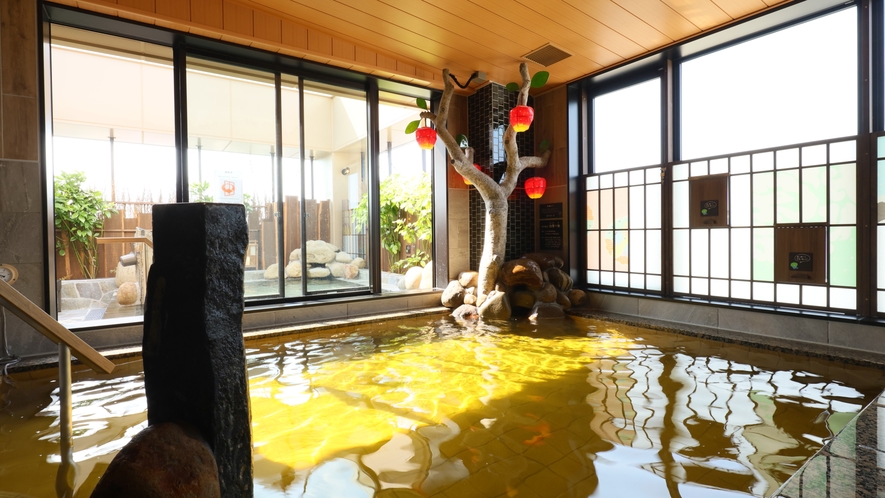◆女性大浴場　天然温泉淡雪の湯<内湯>追子野木温泉を使用した自慢の大浴場。