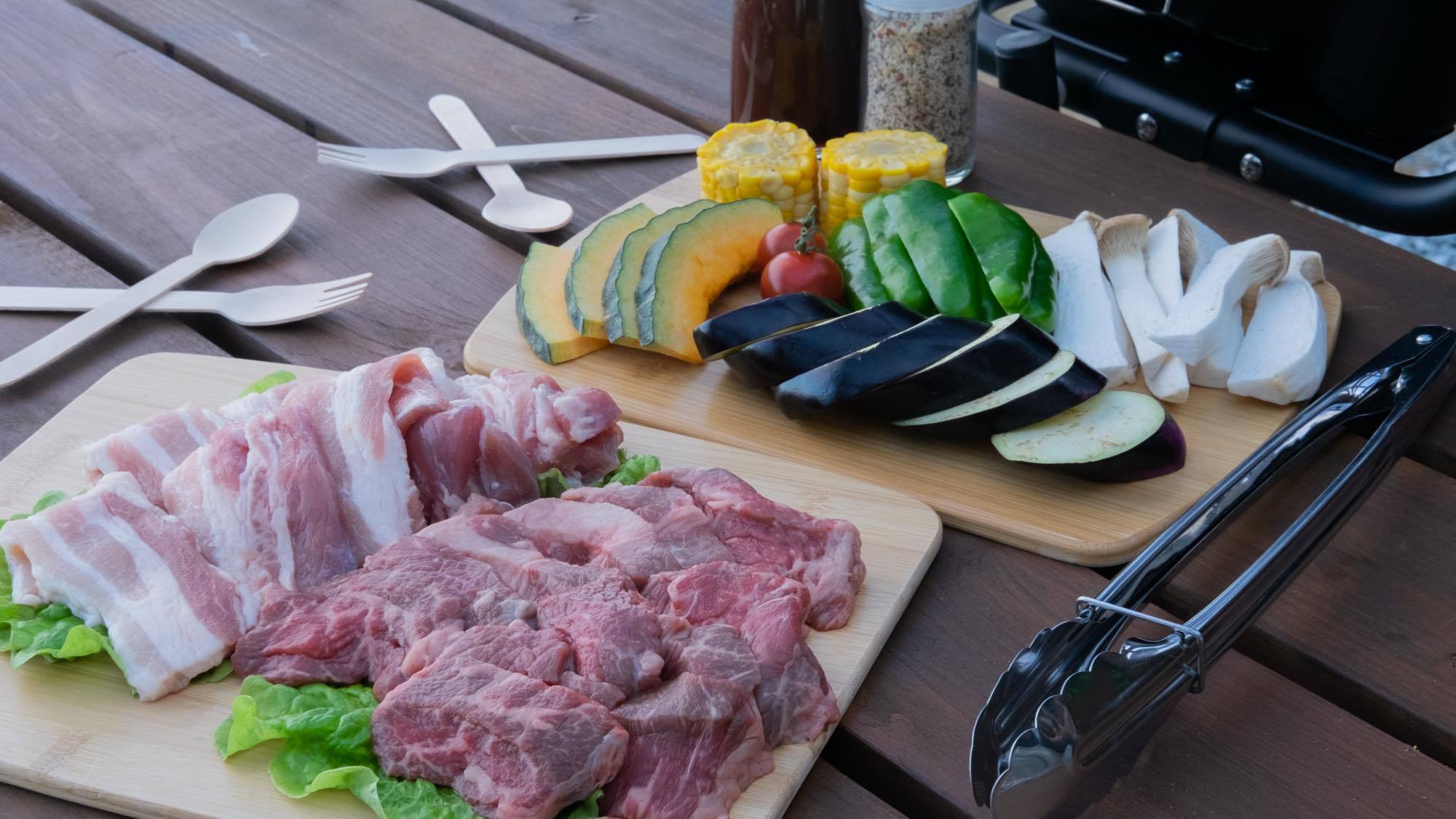 【2連泊以上／食事付き】連泊で10％OFF！＜BBQ夕食＋朝食付き（滞在中1日分のみ）＞