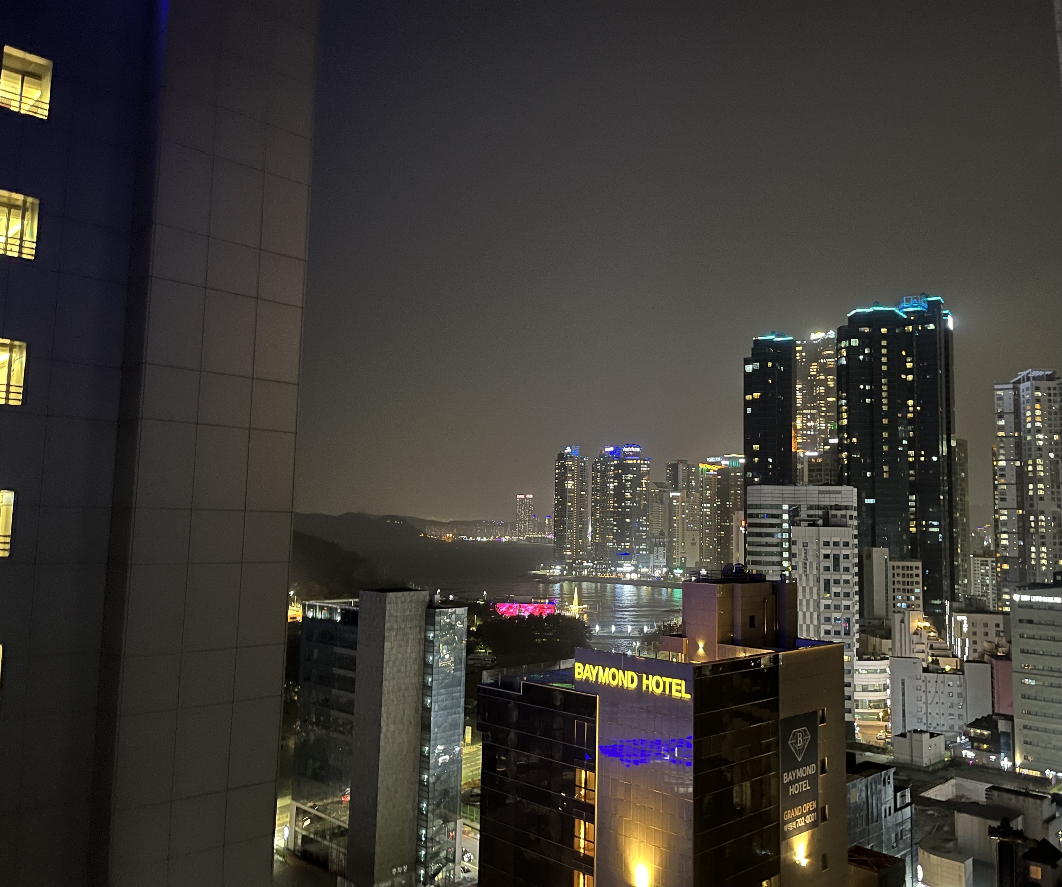 一部客室からの風景