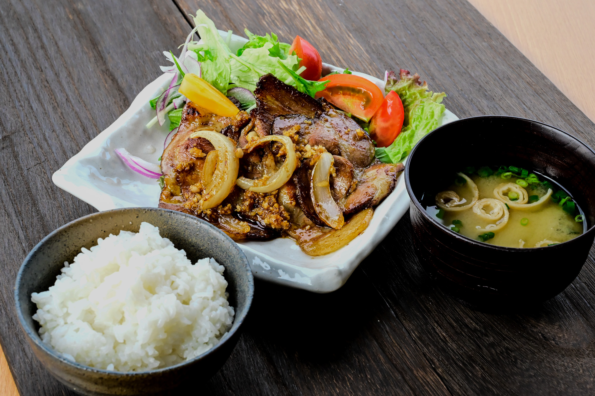 道の駅うきは  きふね食堂　耳納豚の生姜焼き