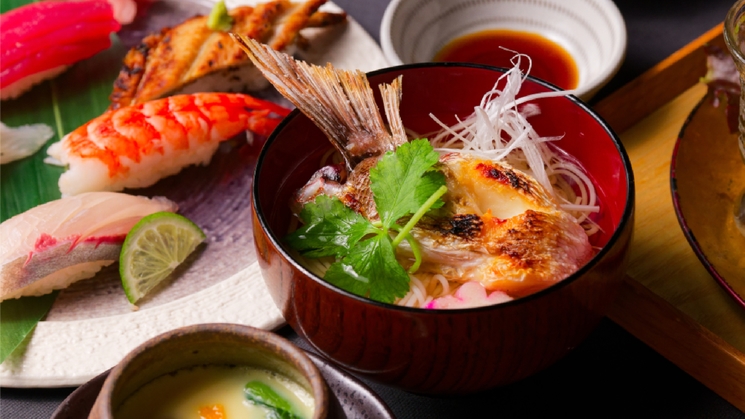 【通常プラン／夕食のみ付】季節でかわる龍野・瀬戸内の旬の食材を使用した寿司会席