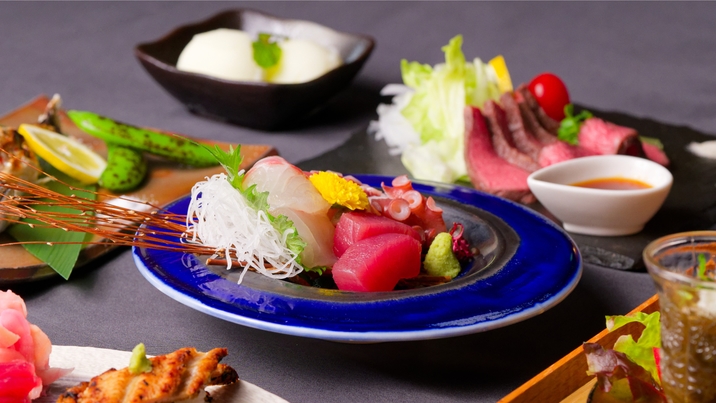 【通常プラン／夕食のみ付】季節でかわる龍野・瀬戸内の旬の食材を使用した寿司会席